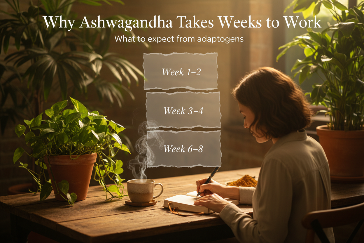 Why Ashwagandha Takes Weeks to Work