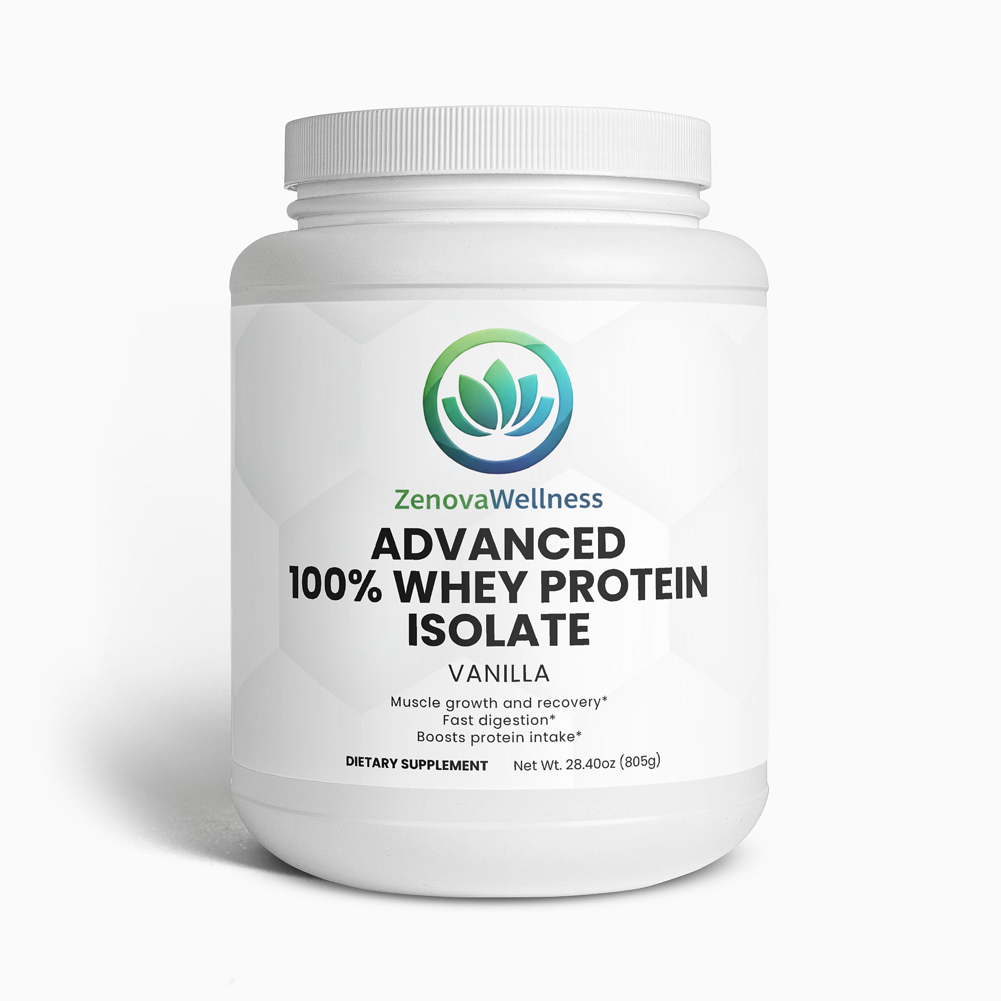 Zenova Wellness Advanced 100% Whey Protein Isolate – Vanilla