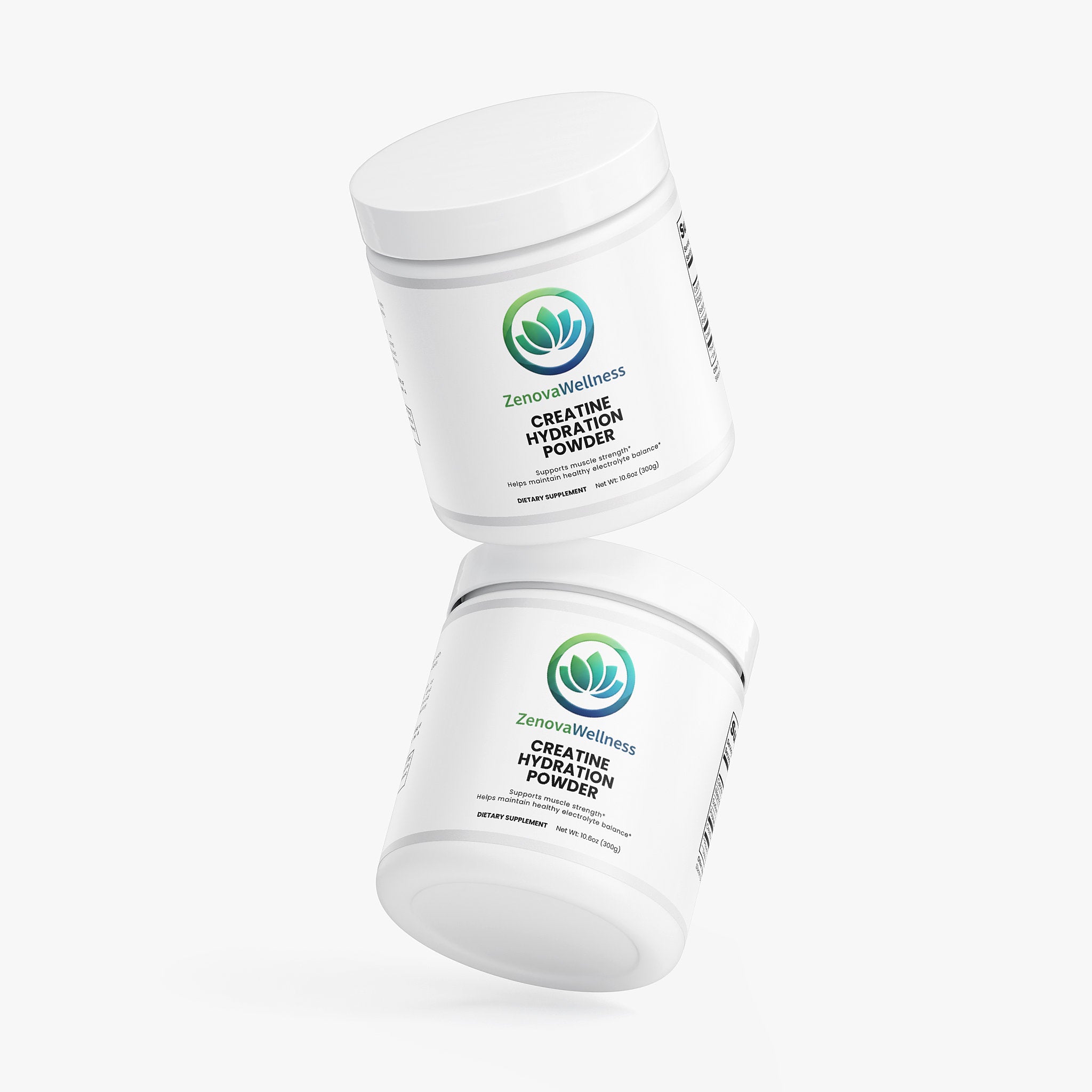 Zenova Wellness Creatine Hydration Powder – With Electrolytes, Daily Workout Support