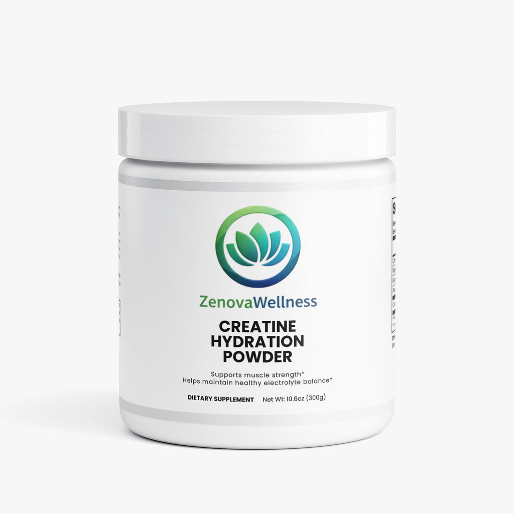 Zenova Wellness Creatine Hydration Powder – With Electrolytes, Daily Workout Support