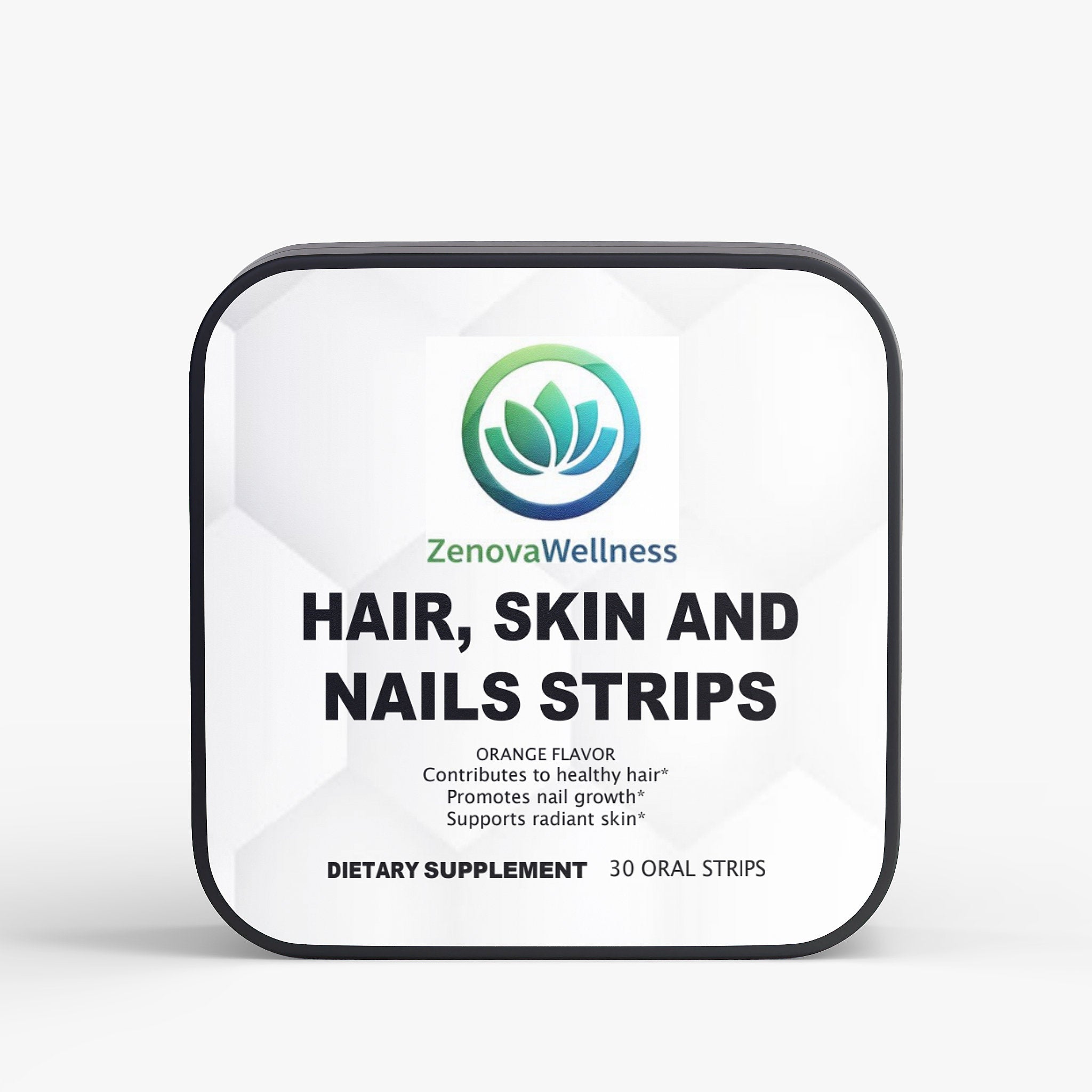 Zenova Wellness Hair, Skin & Nails Strips — 5,000 mcg Biotin