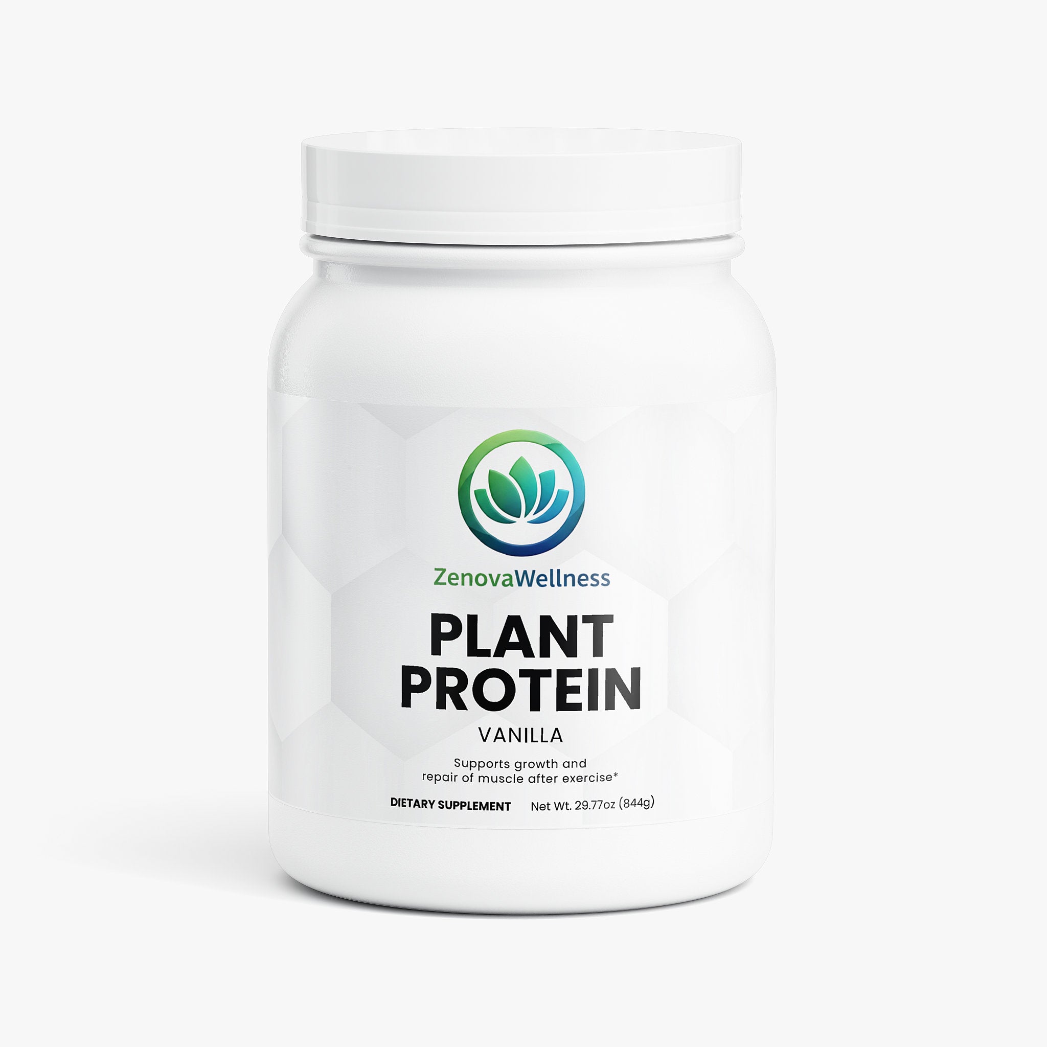 Zenova Wellness Vanilla Plant Protein Powder