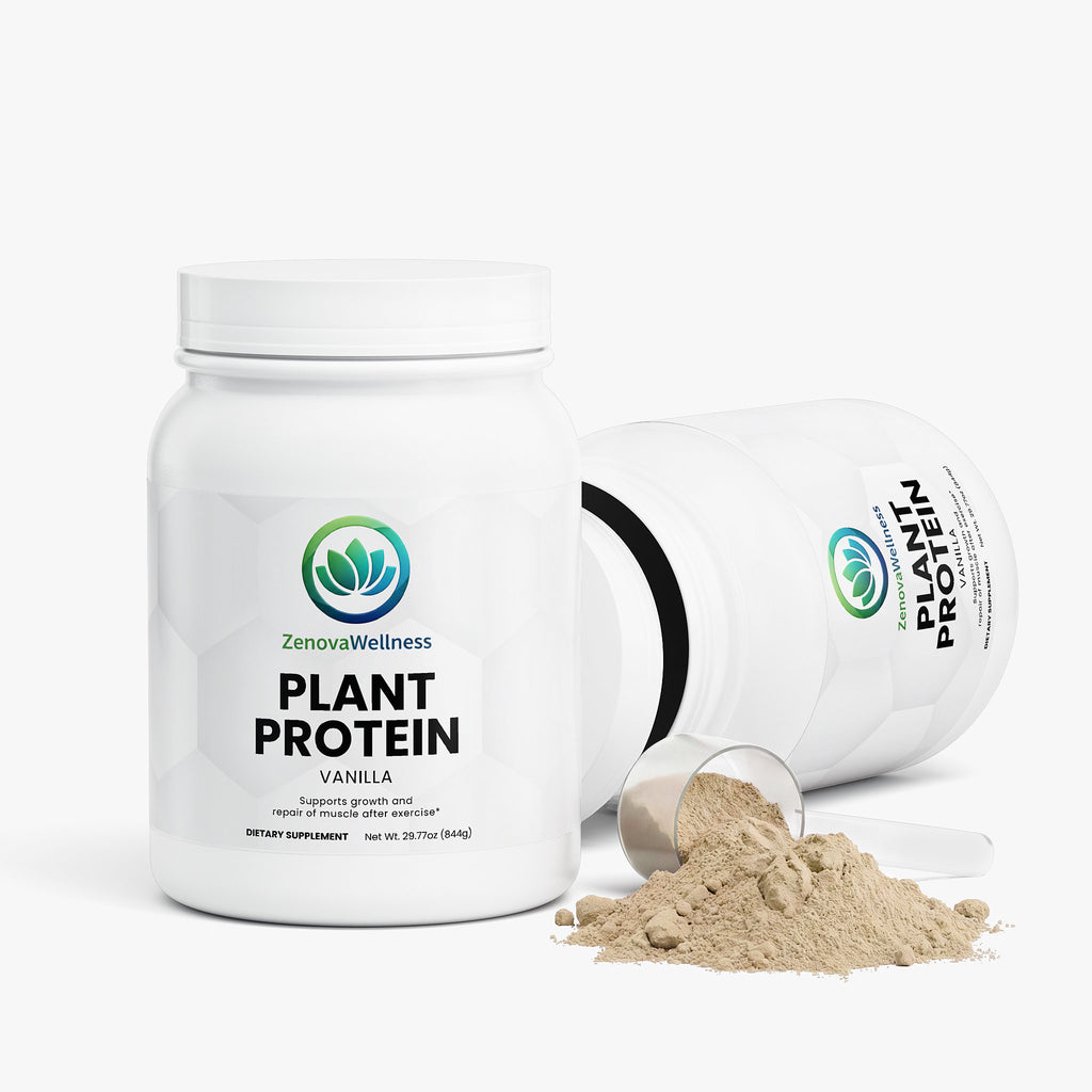 Zenova Wellness Vanilla Plant Protein Powder
