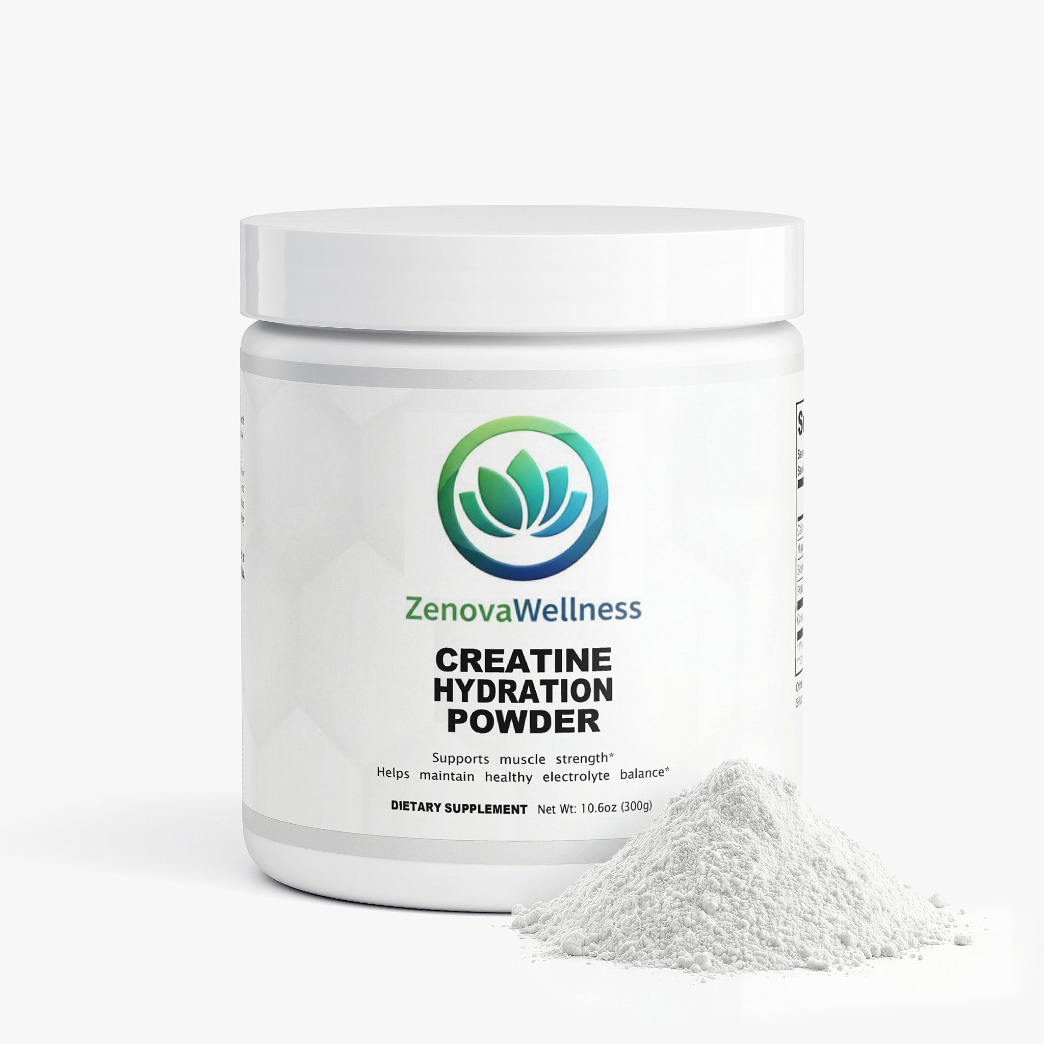 Zenova Wellness Creatine Hydration Powder — Lemon