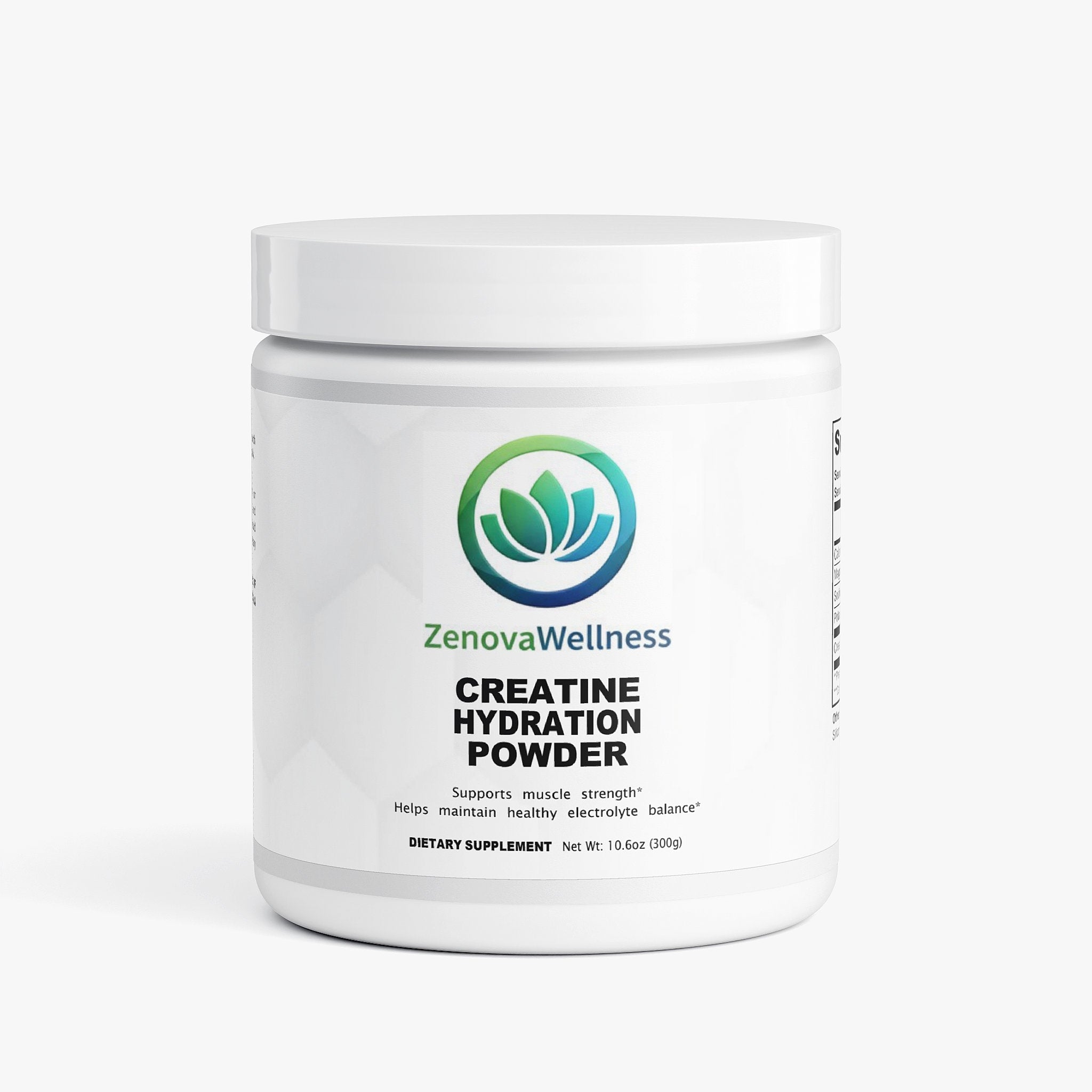 Zenova Wellness Creatine Hydration Powder — Lemon