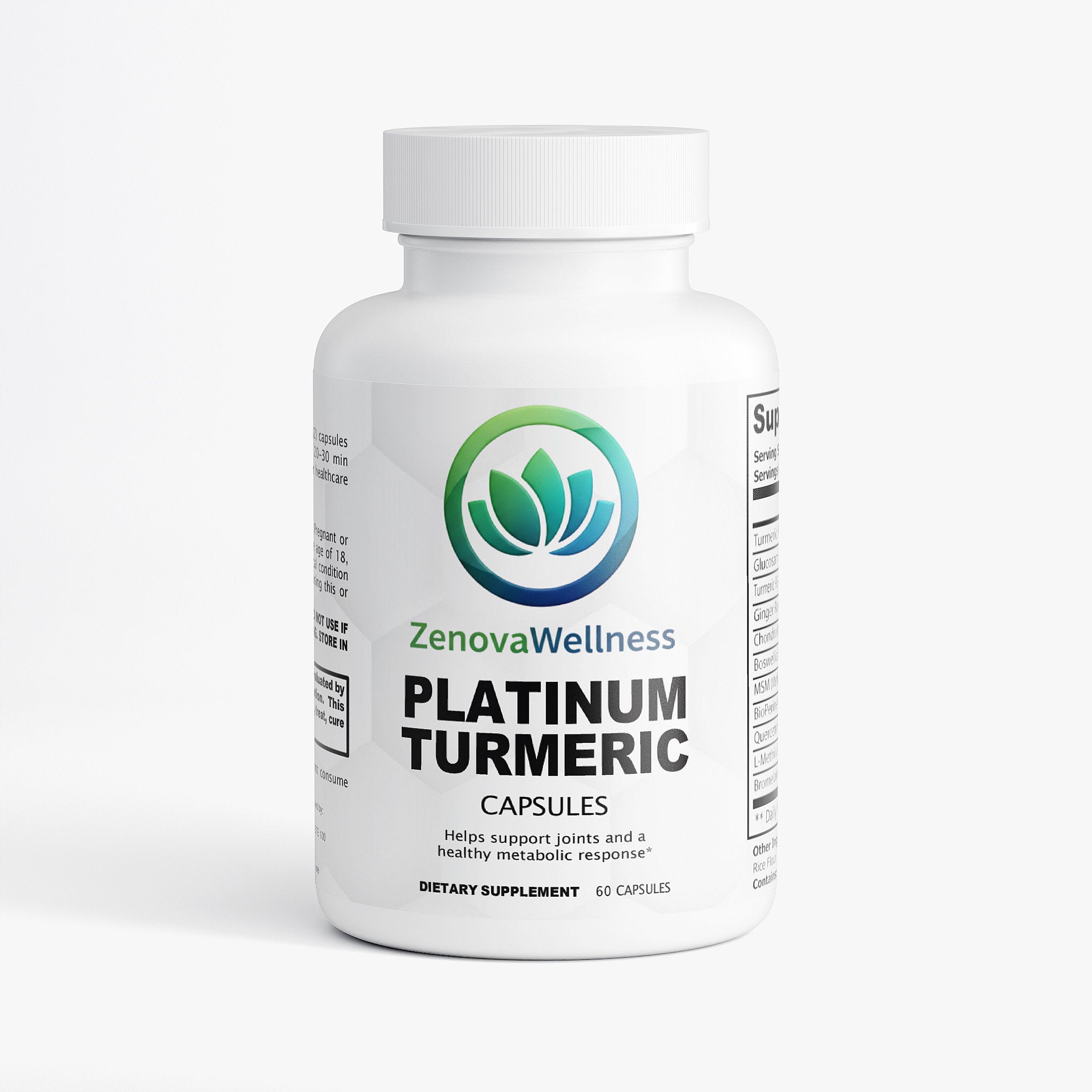 Zenova Wellness Turmeric & Joint Botanicals Capsules