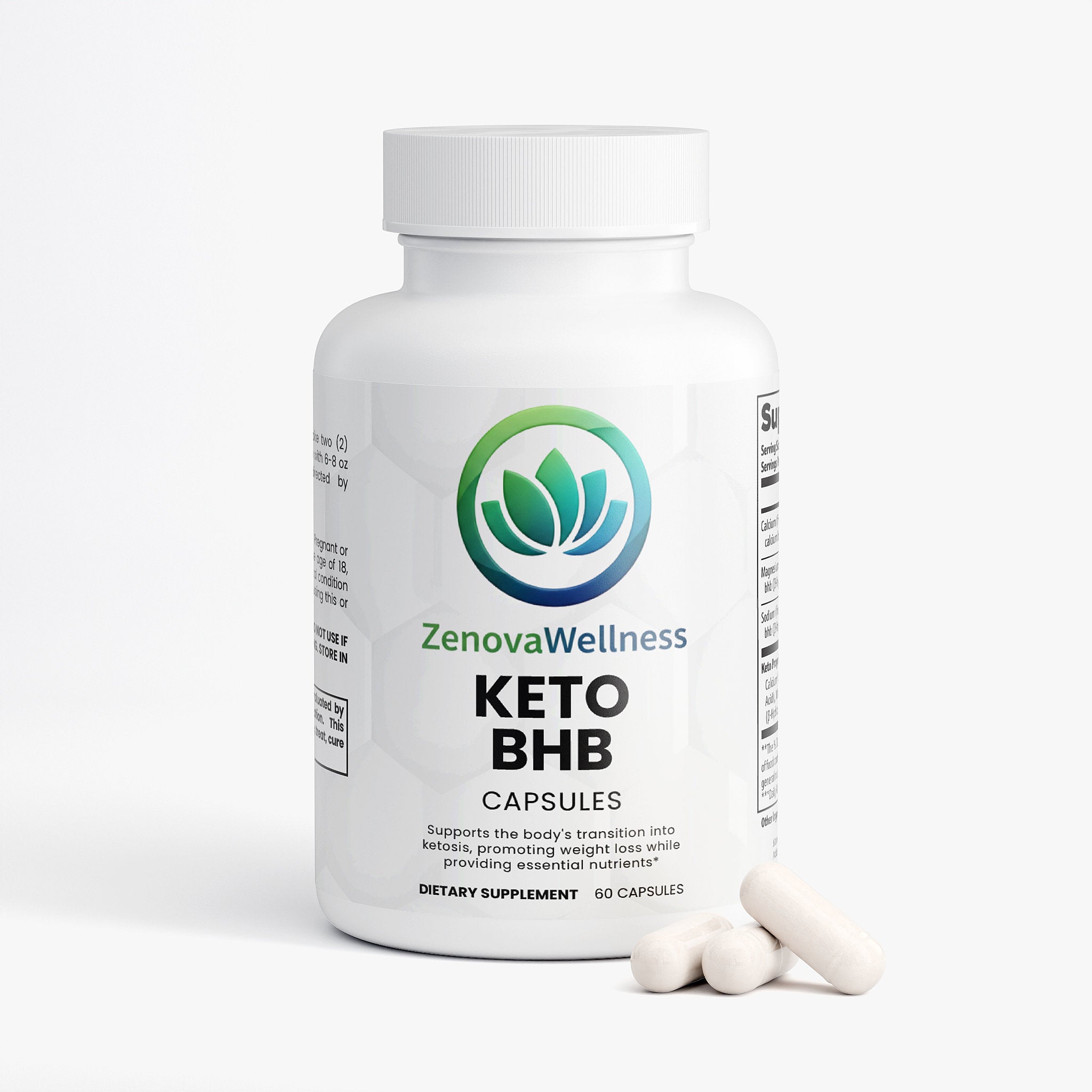 Zenova Wellness Keto BHB Capsules