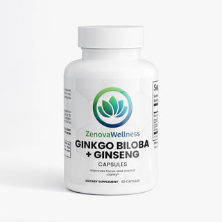 Zenova Wellness Ginkgo Biloba & Ginseng Capsules