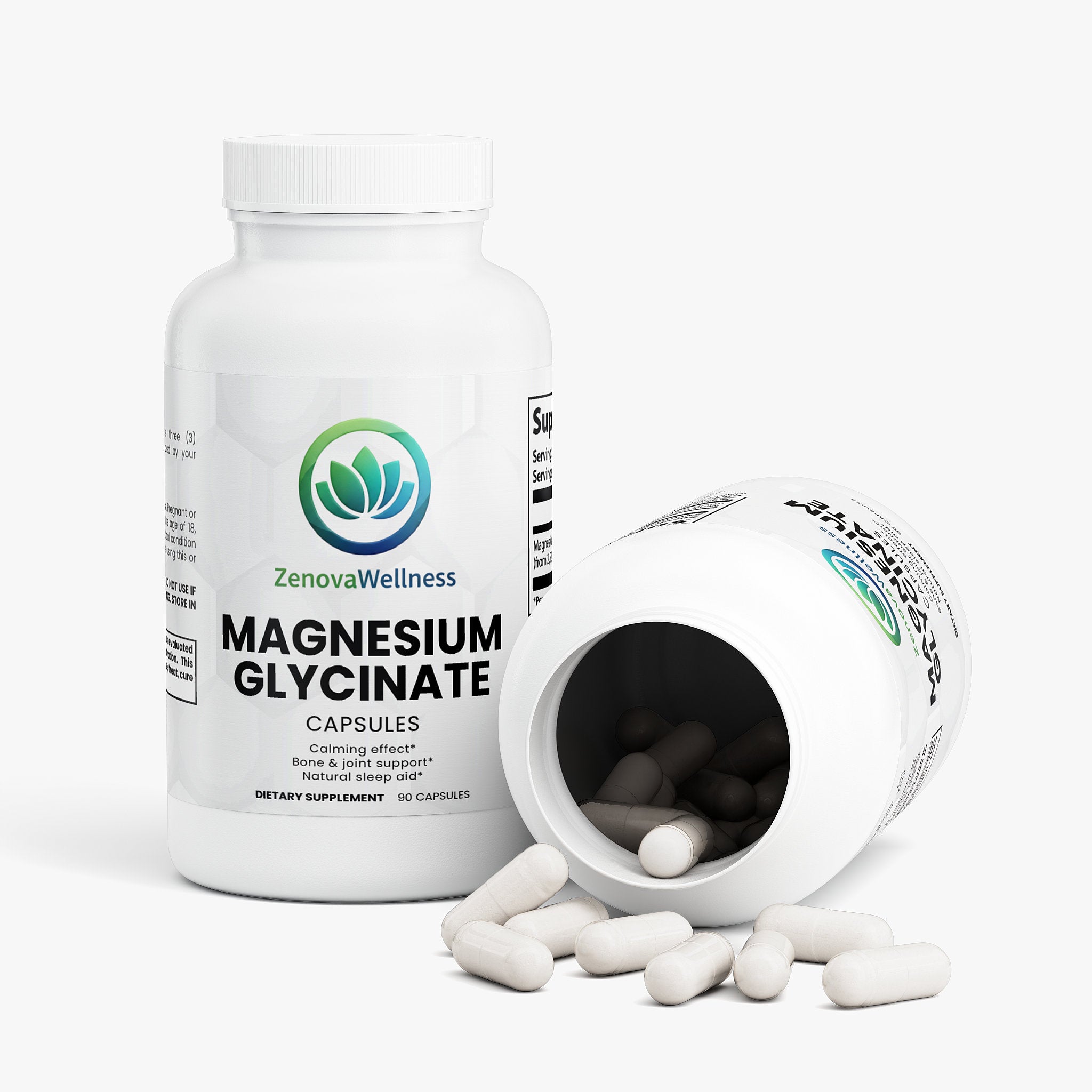 Zenova Wellness Magnesium Glycinate Capsules – High-Absorption Support
