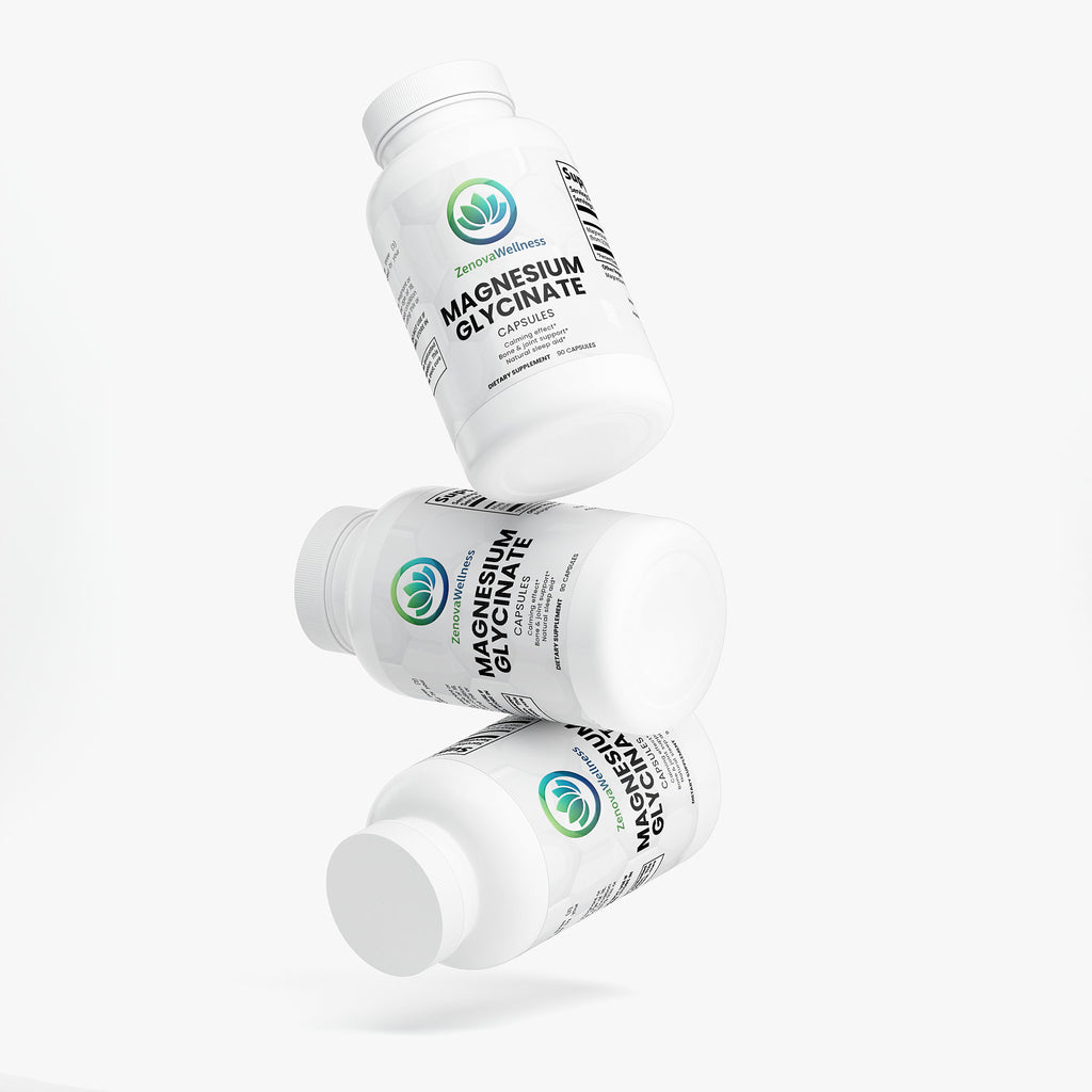 Zenova Wellness Magnesium Glycinate Capsules – High-Absorption Support
