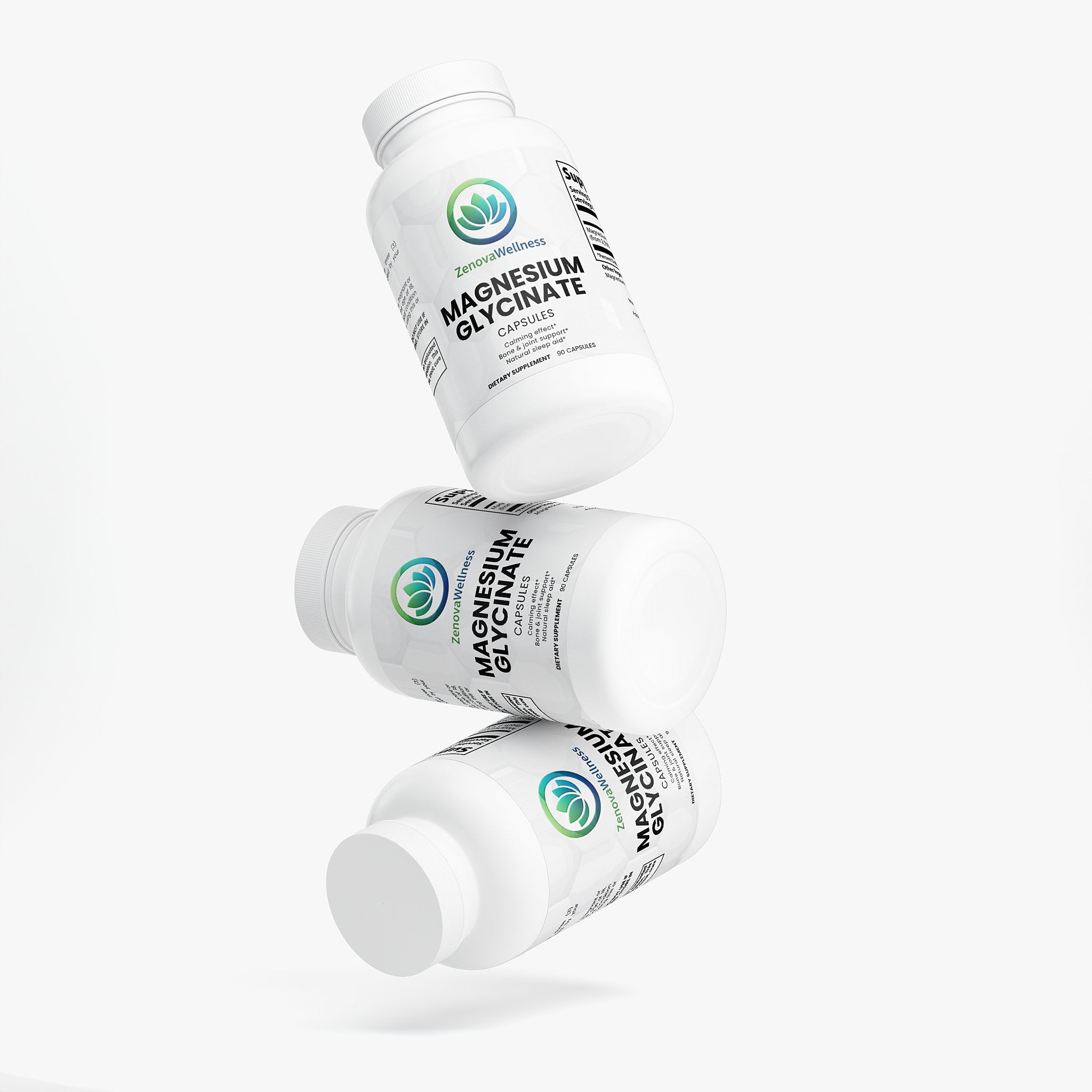 Zenova Wellness Magnesium Glycinate Capsules – High-Absorption Support