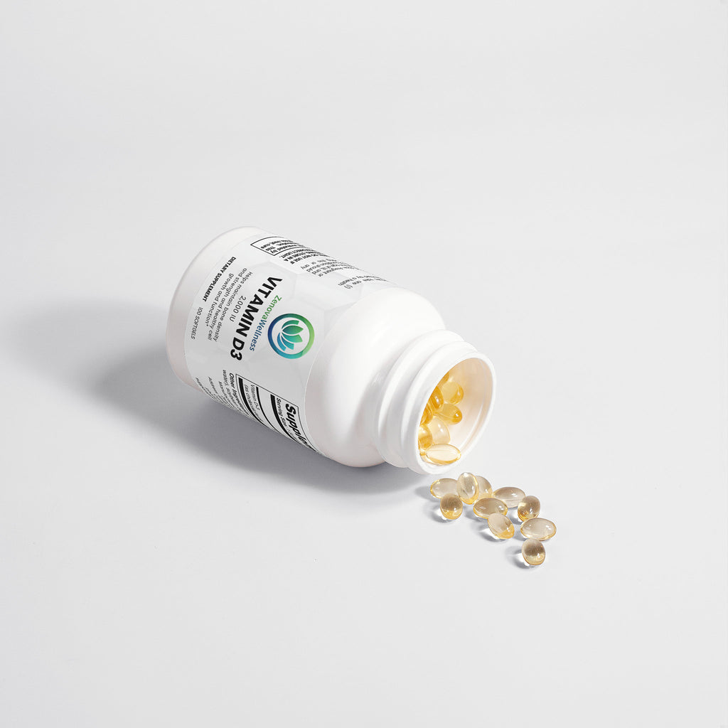 Zenova Wellness Vitamin D3 2,000 IU Softgels