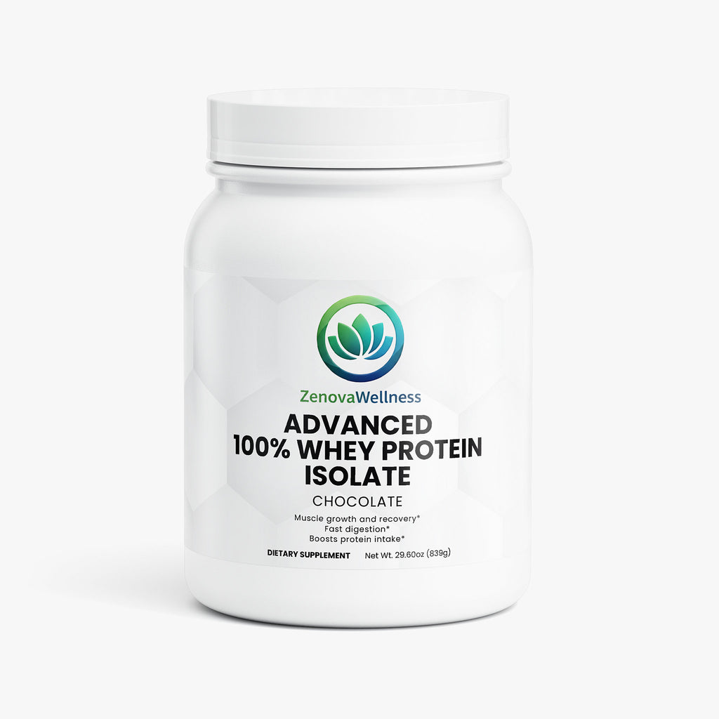 Zenova Wellness Advanced 100% Whey Protein Isolate — Chocolate