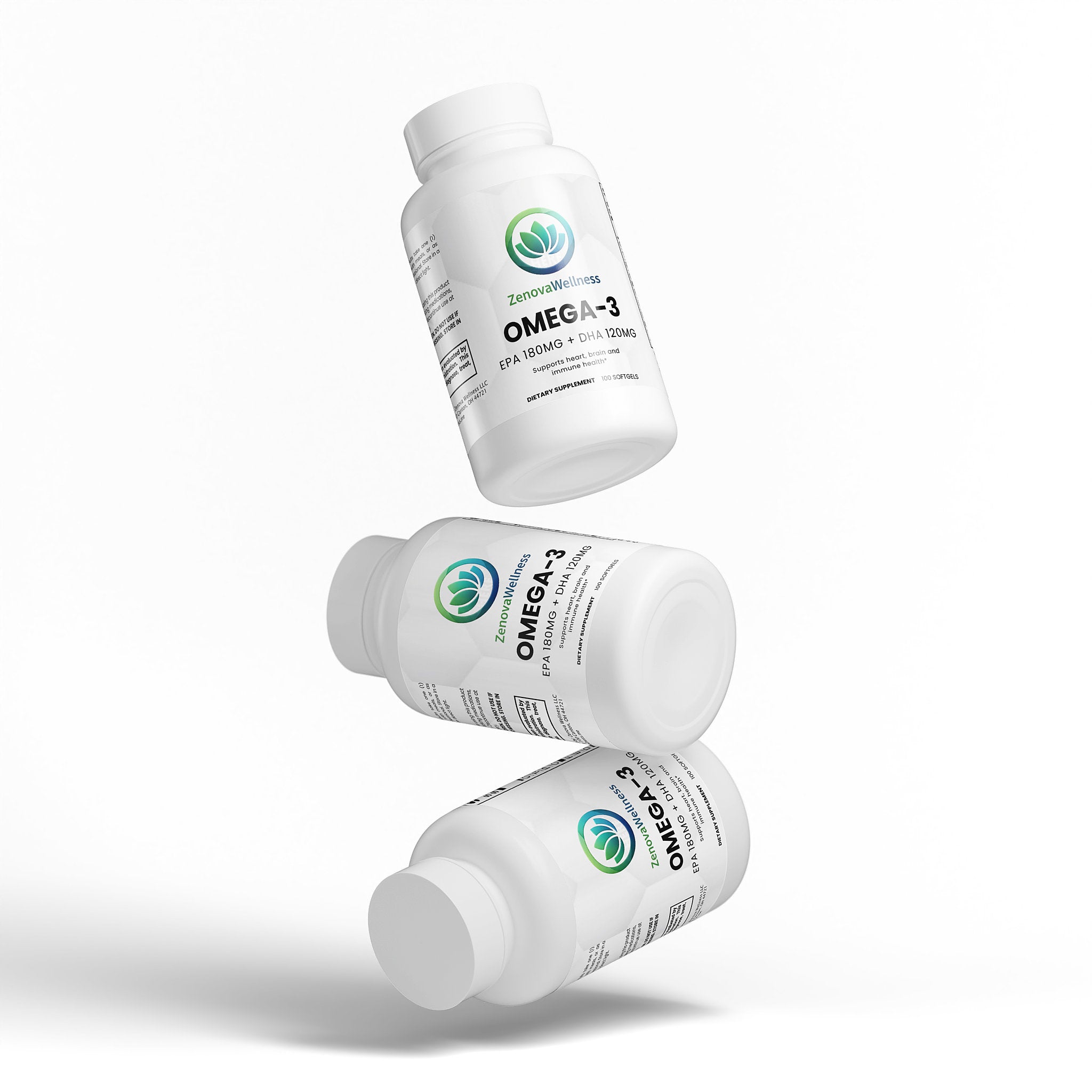 Zenova Wellness Omega-3 EPA + DHA Softgels