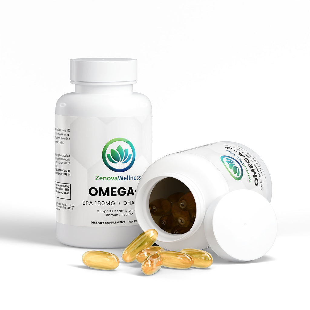 Zenova Wellness Omega-3 EPA + DHA Softgels