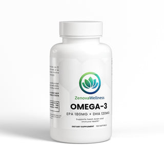 Zenova Wellness Omega-3 EPA + DHA Softgels