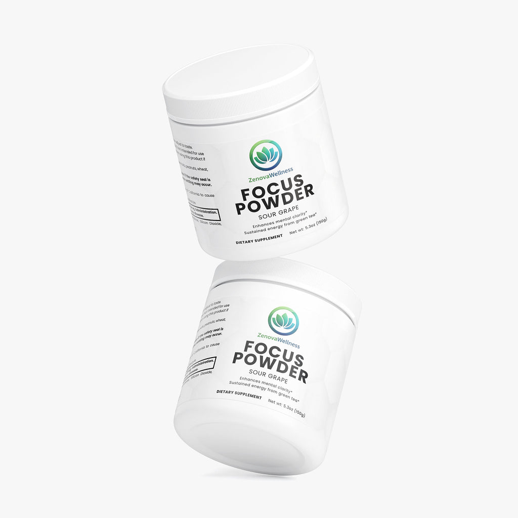Zenova Wellness Focus Powder – Sour Grape