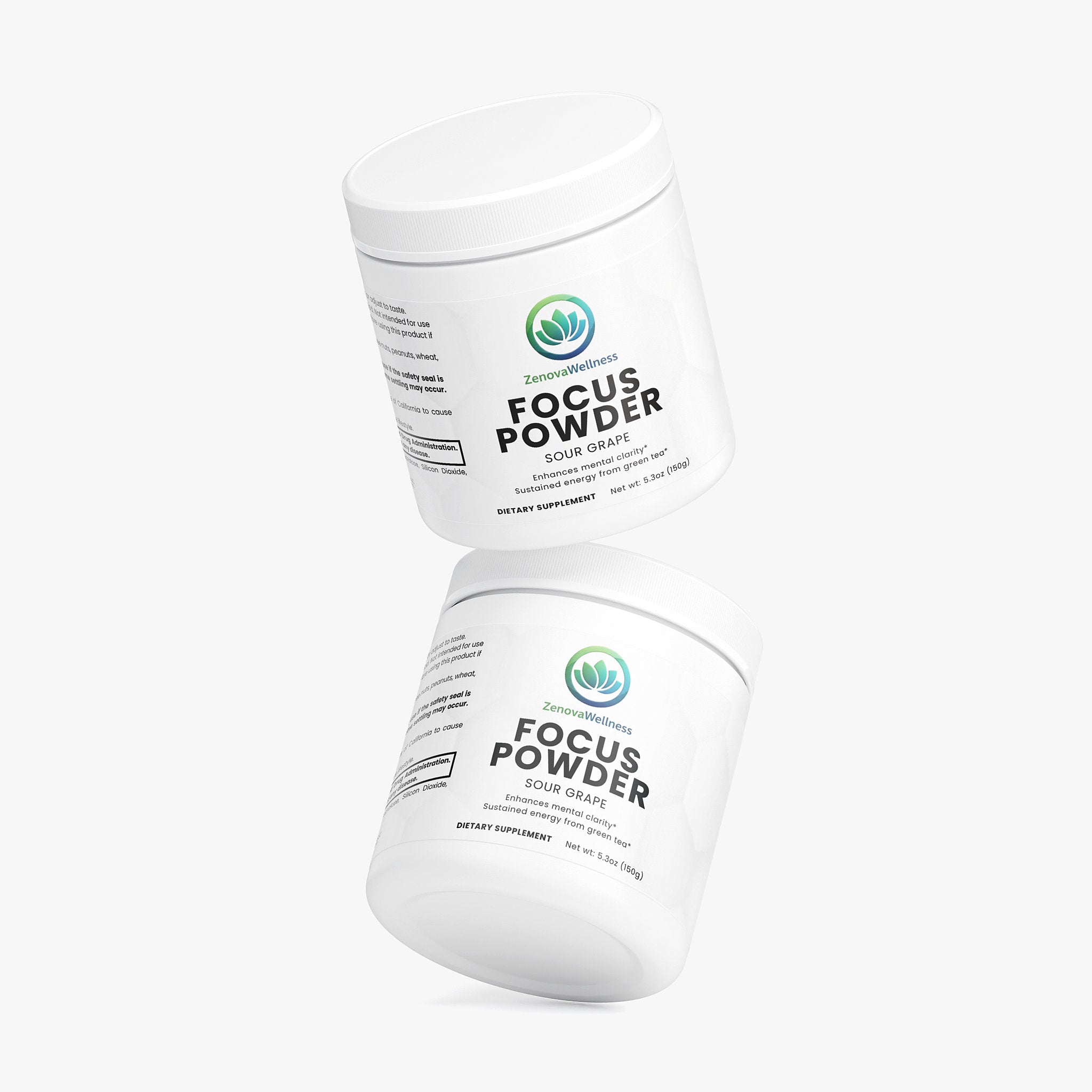Zenova Wellness Focus Powder – Sour Grape