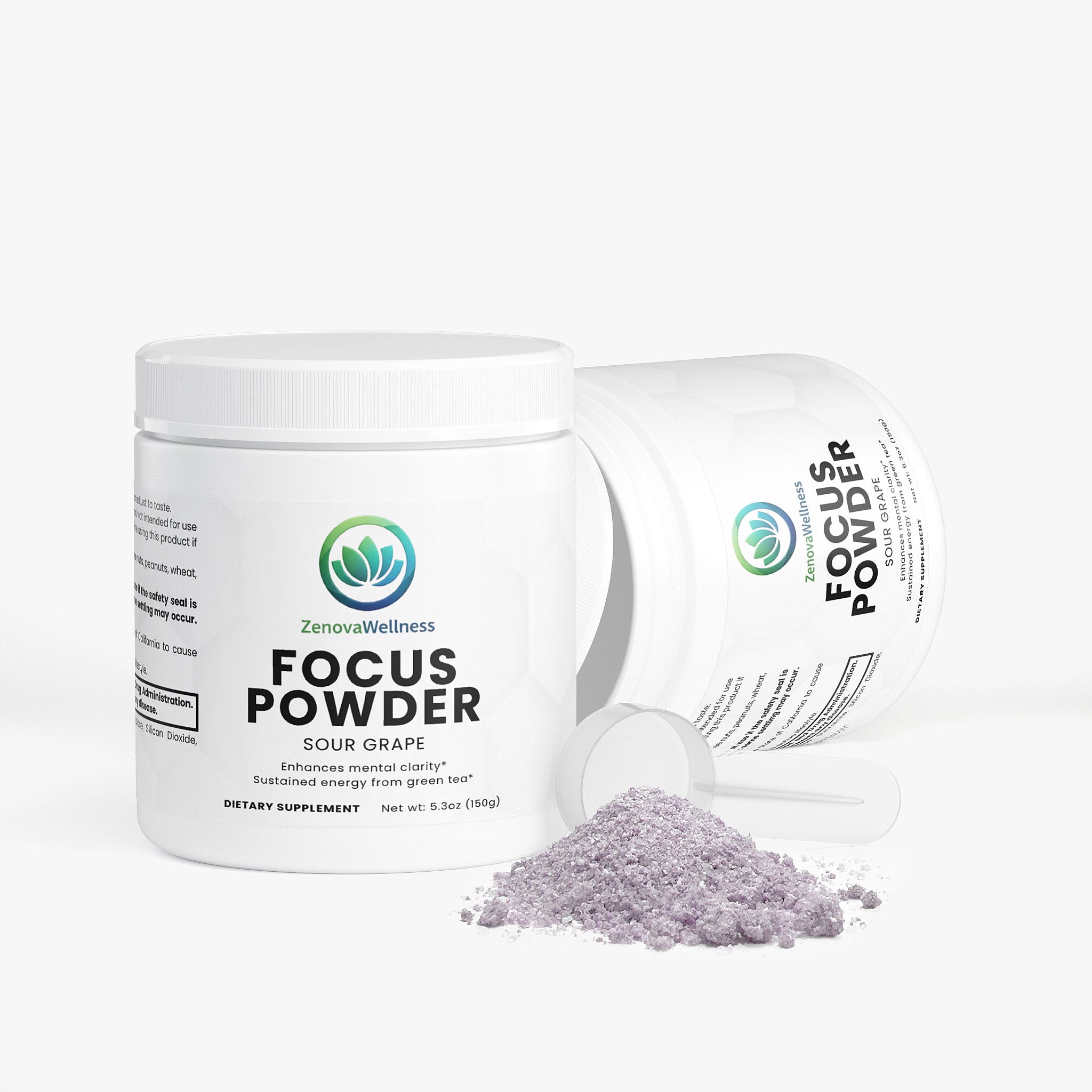 Zenova Wellness Focus Powder – Sour Grape