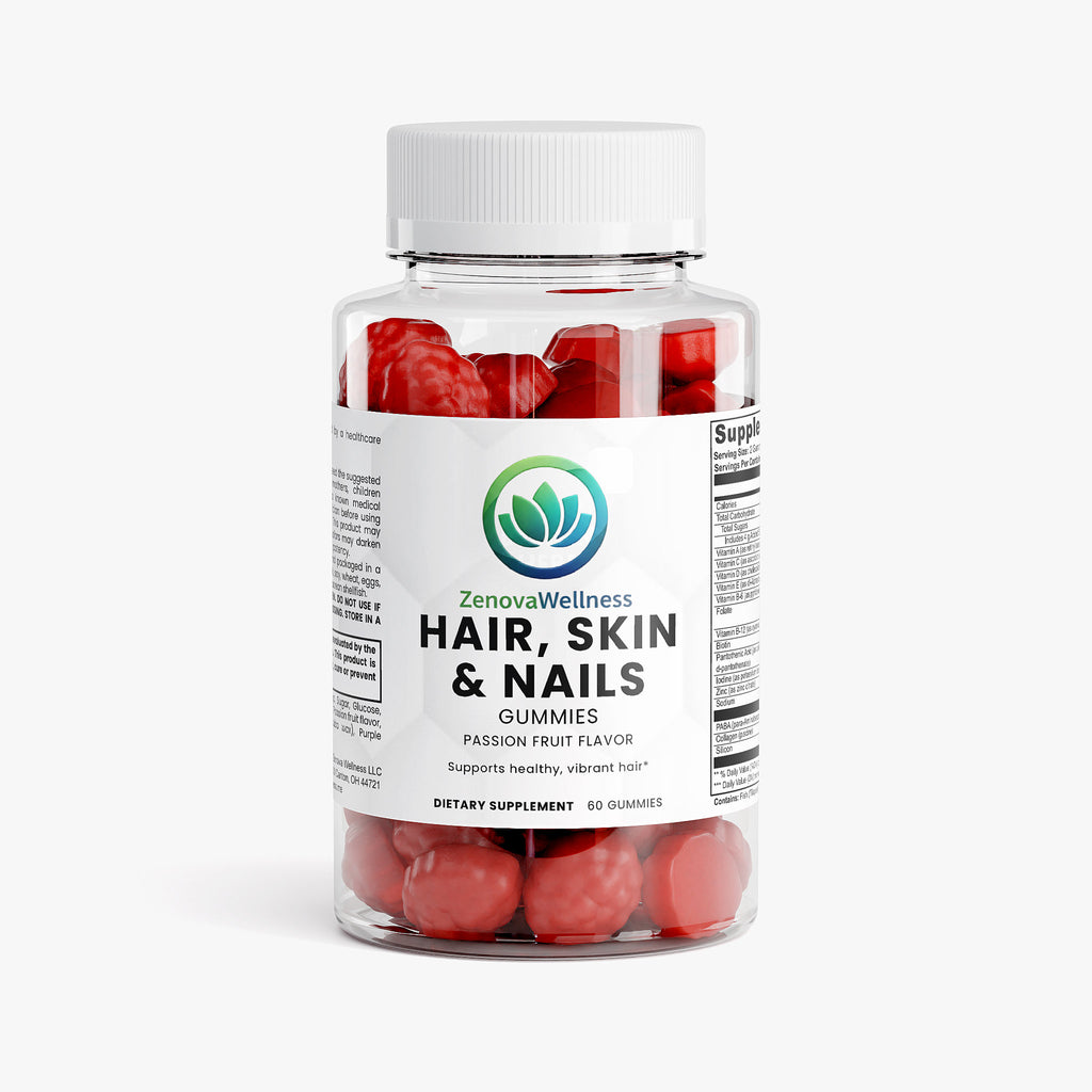 Zenova Wellness Hair, Skin & Nails Gummies