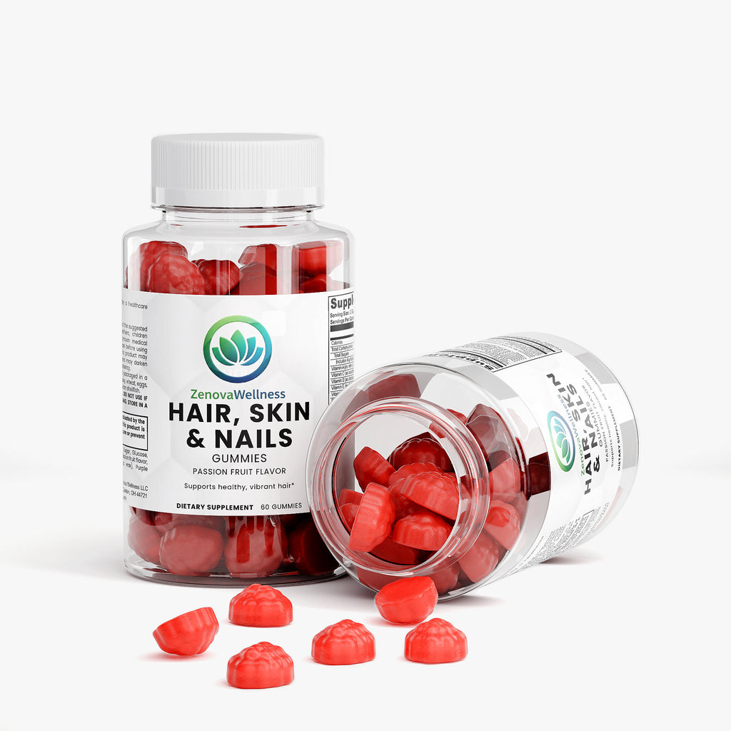 Zenova Wellness Hair, Skin & Nails Gummies