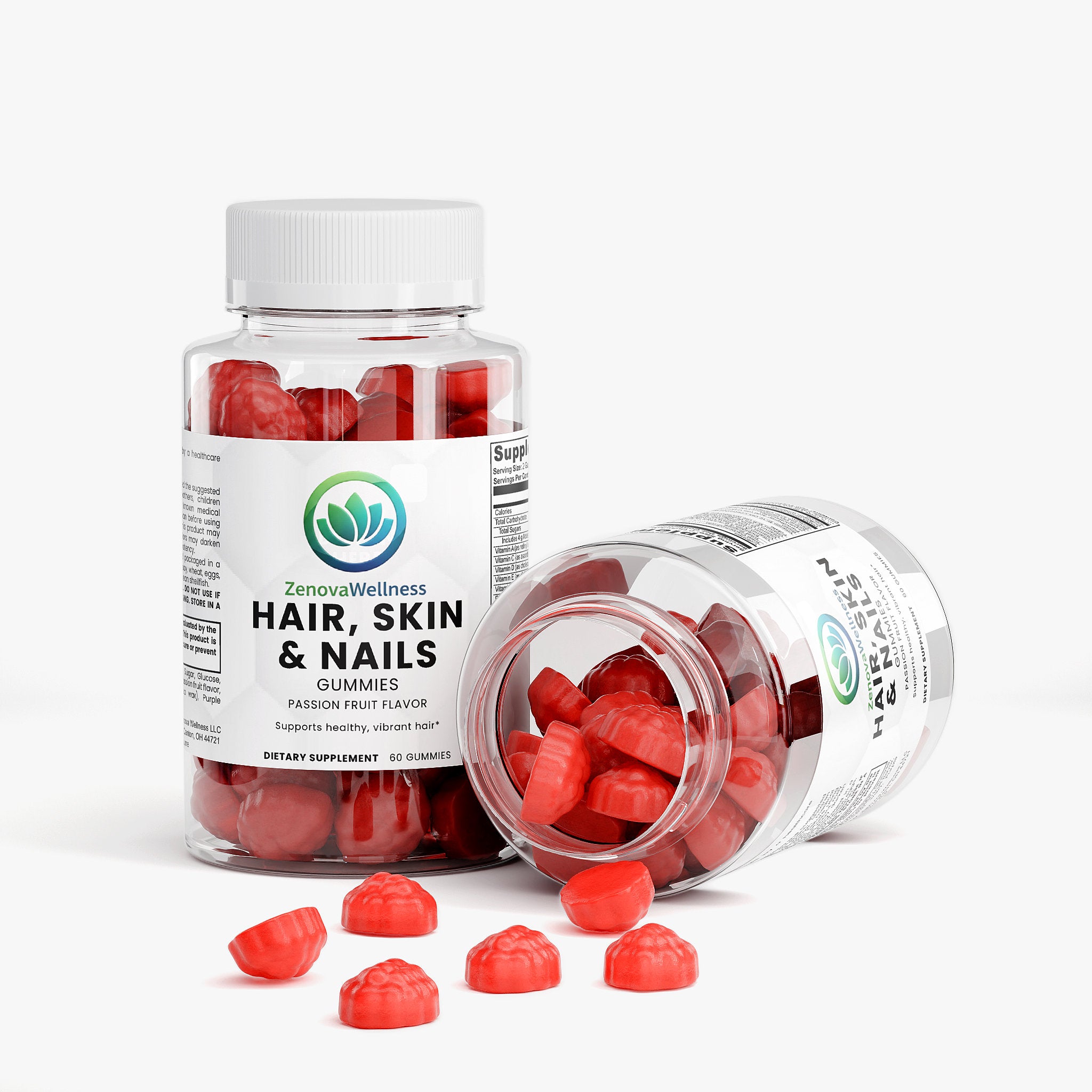 Zenova Wellness Hair, Skin & Nails Gummies