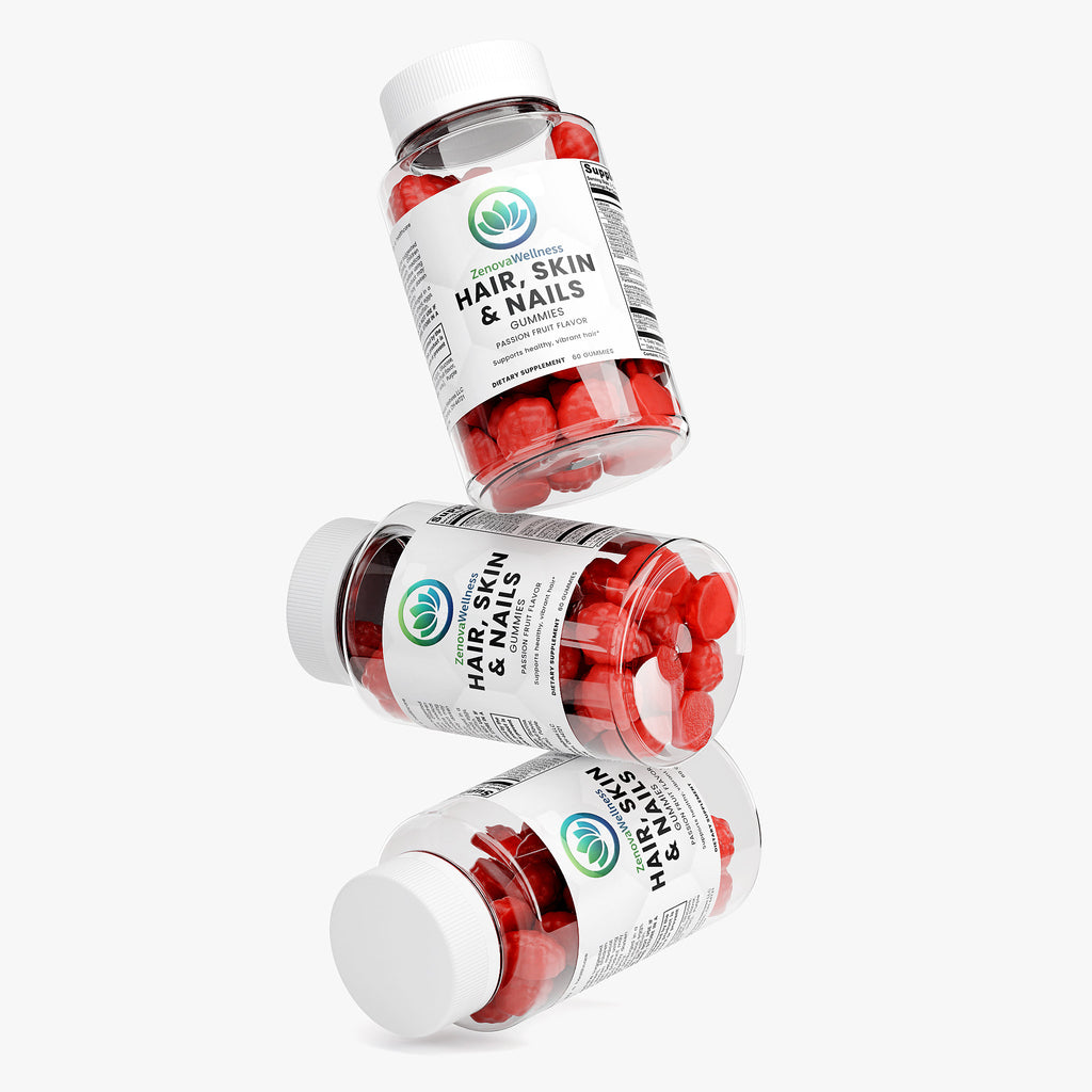 Zenova Wellness Hair, Skin & Nails Gummies