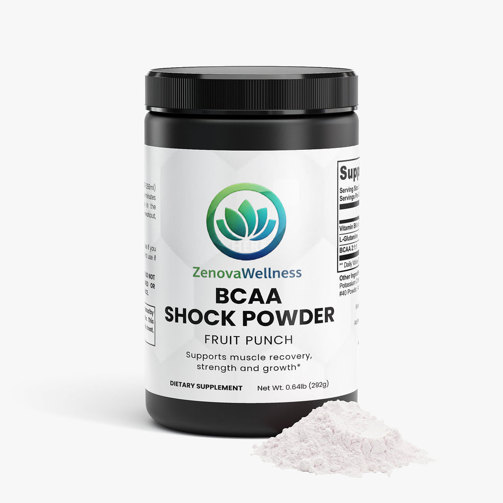 Zenova Wellness BCAA Shock Powder — Fruit Punch