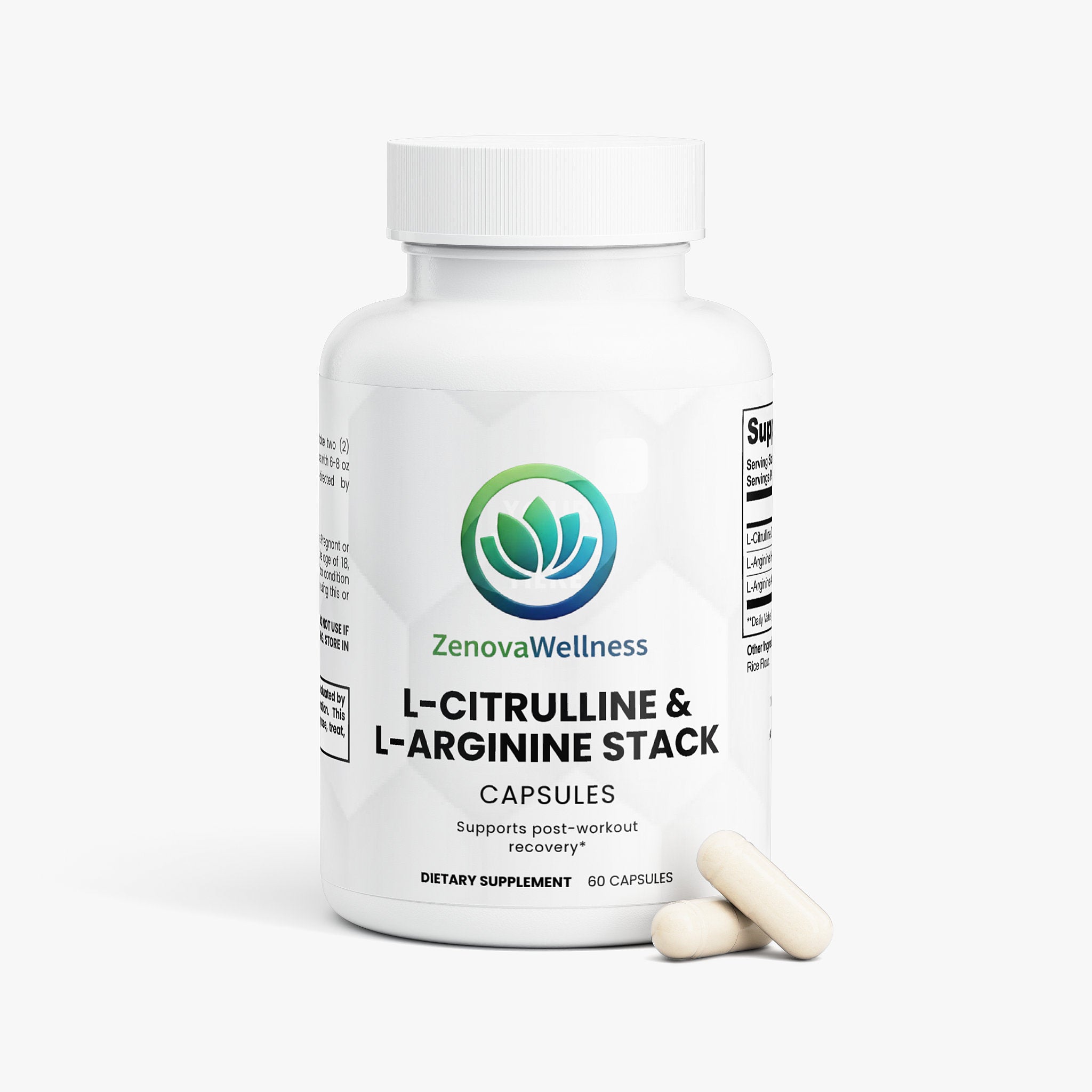Zenova Wellness L-Citrulline & L-Arginine Stack