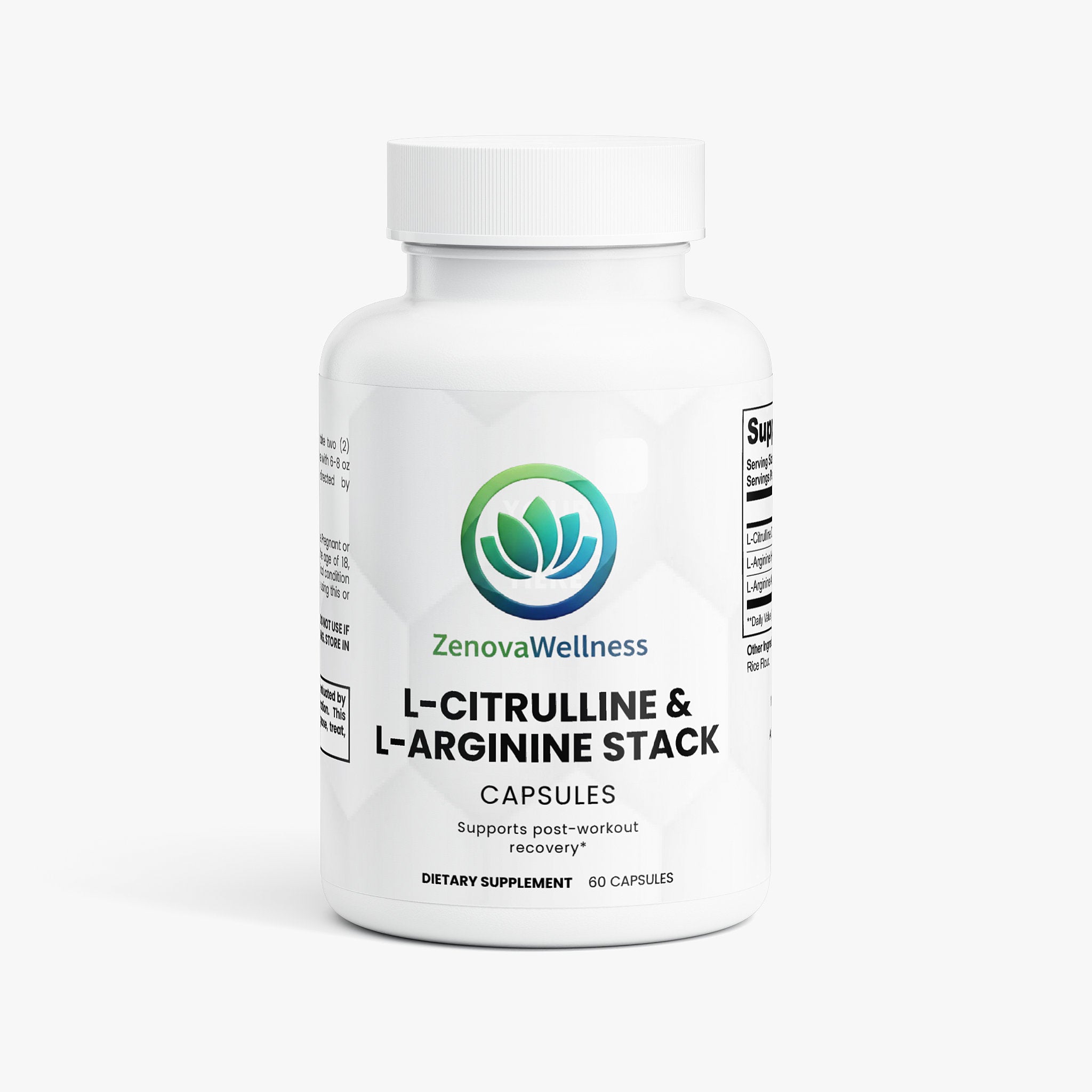 Zenova Wellness L-Citrulline & L-Arginine Stack