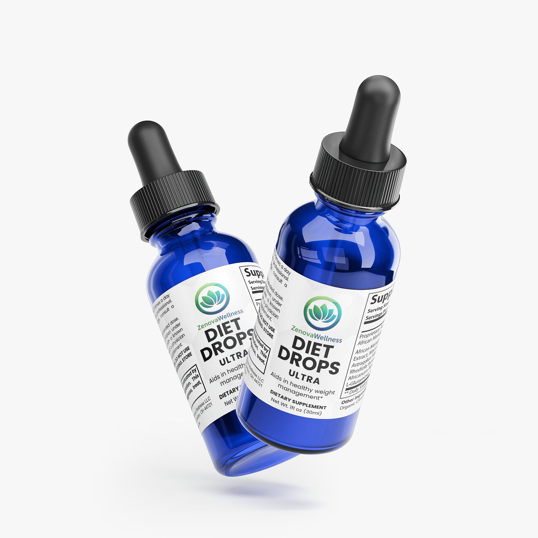 Zenova Wellness Diet Drops Ultra 1 oz