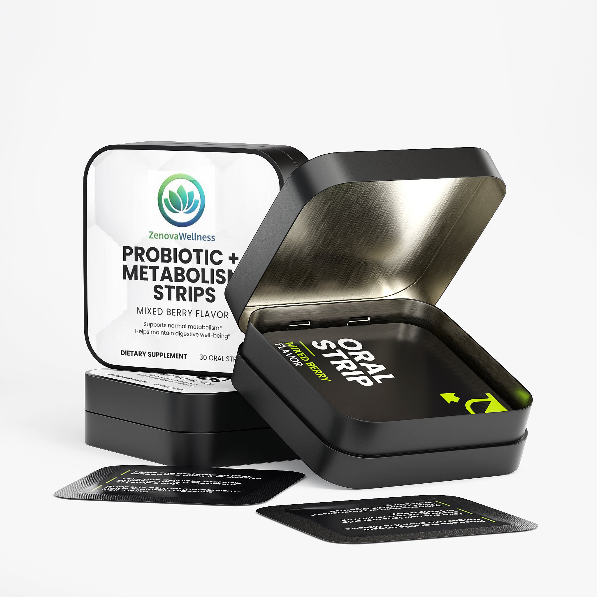 Zenova Wellness Probiotic + Metabolism Strips