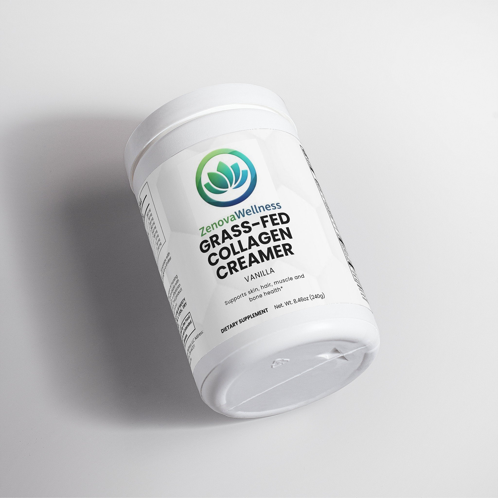 Zenova Wellness Grass-Fed Collagen Creamer (Vanilla)