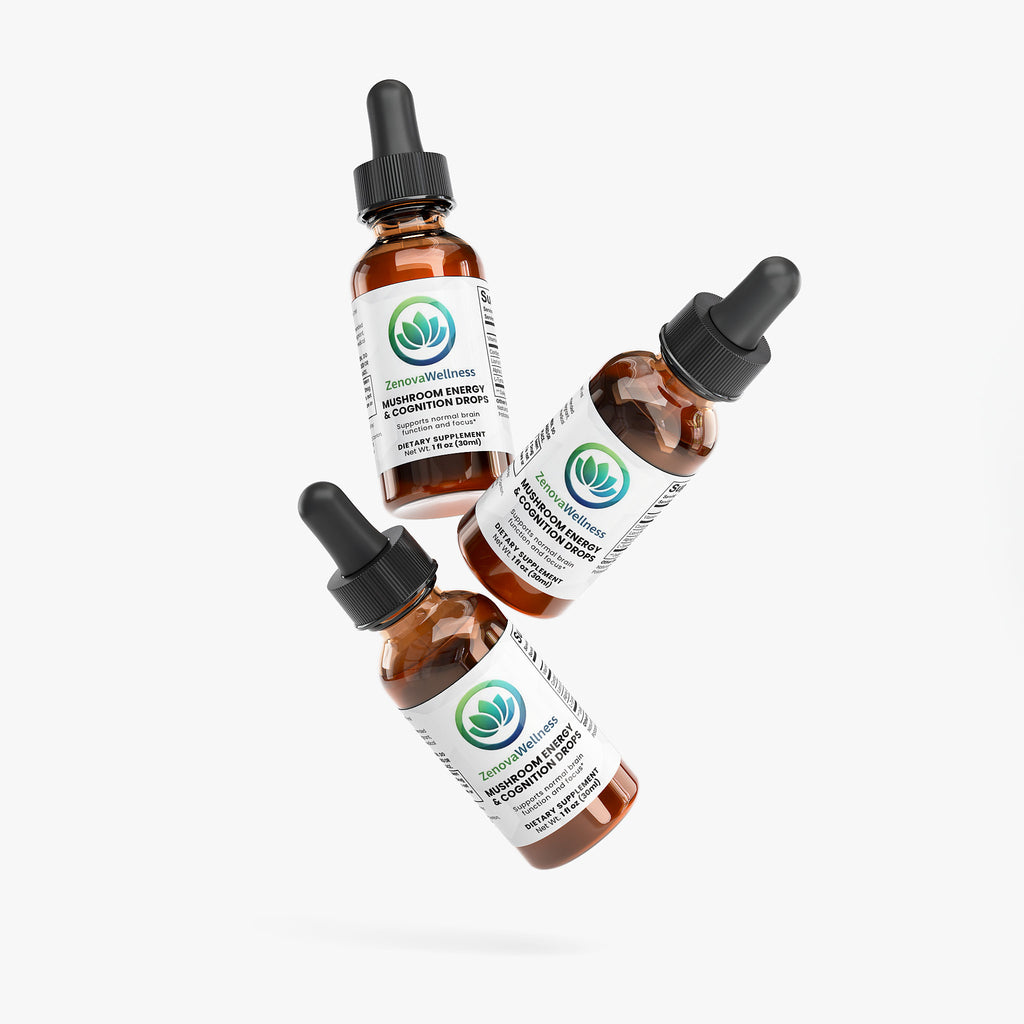 Zenova Wellness Mushroom Energy & Cognition Drops