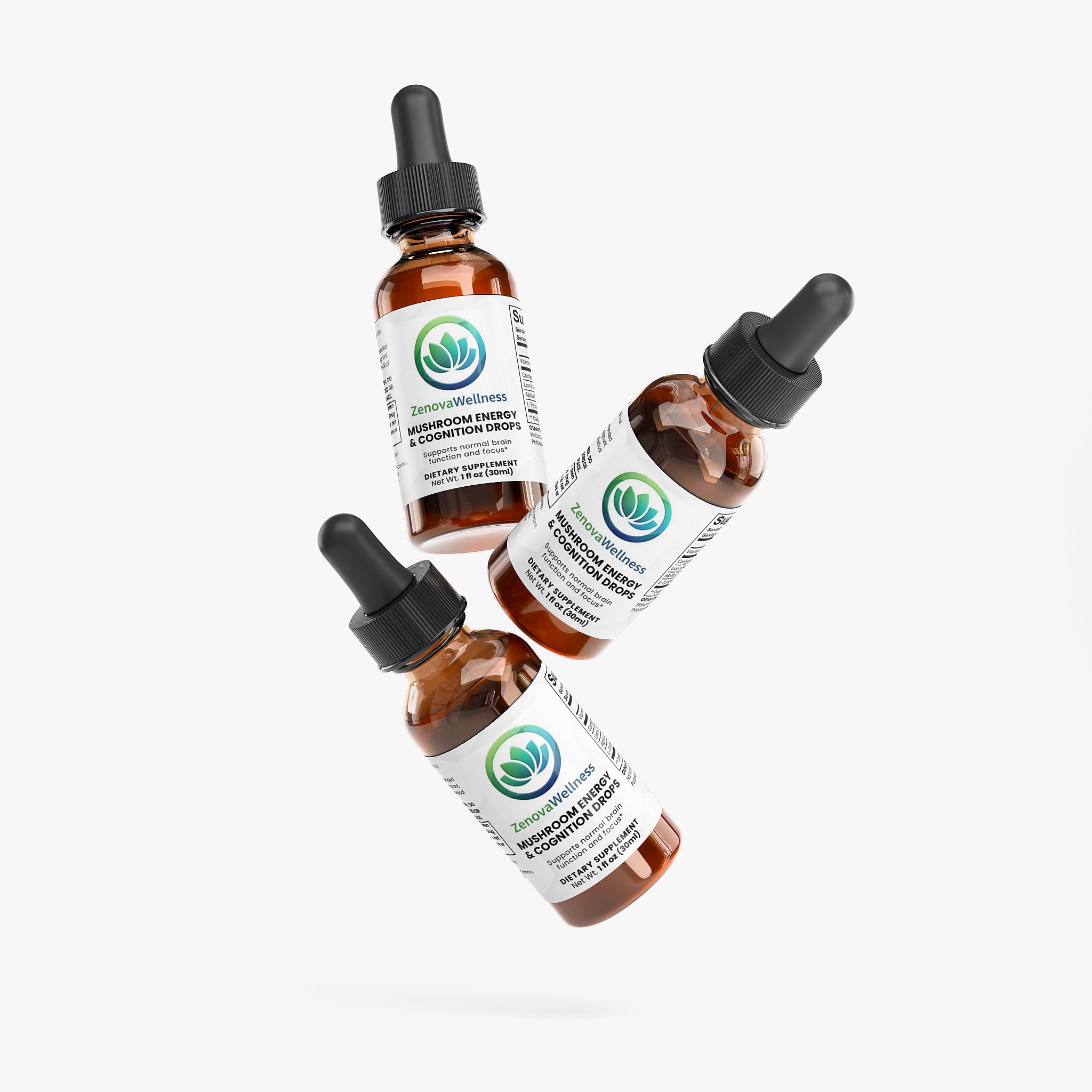 Zenova Wellness Mushroom Energy & Cognition Drops