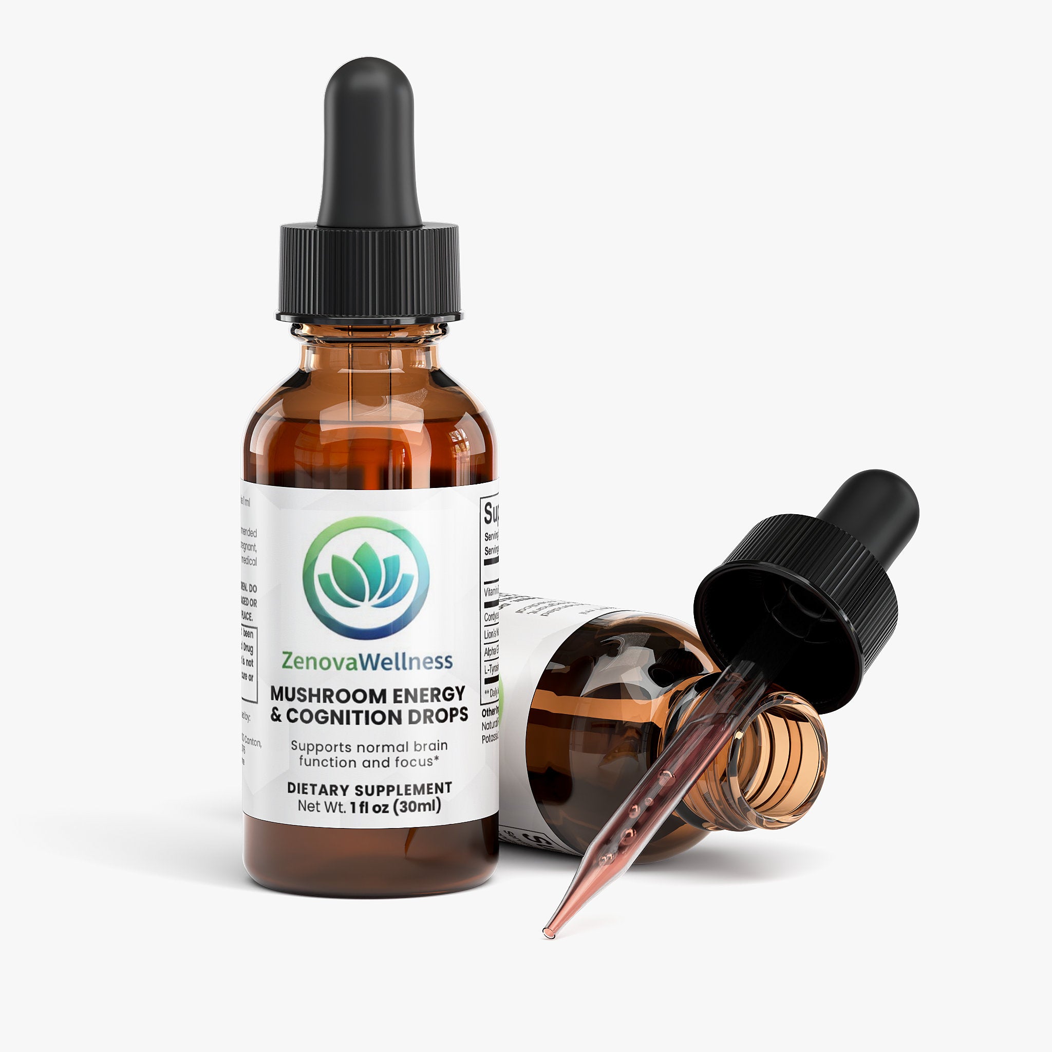 Zenova Wellness Mushroom Energy & Cognition Drops