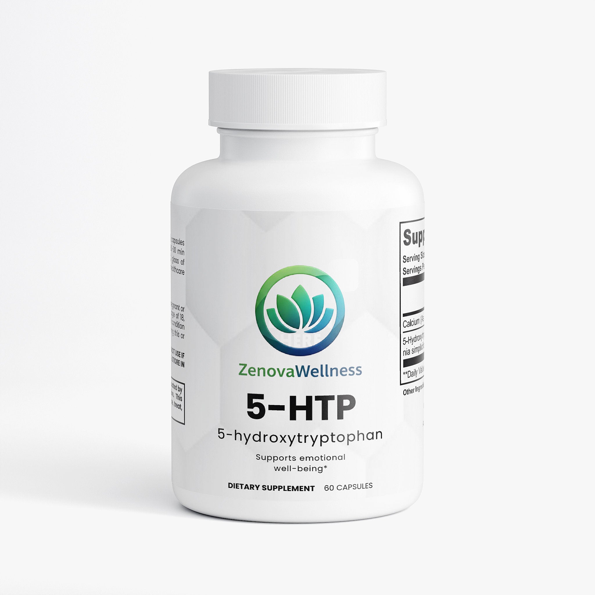Zenova Wellness 5-HTP Capsules – From Griffonia Seed Extract