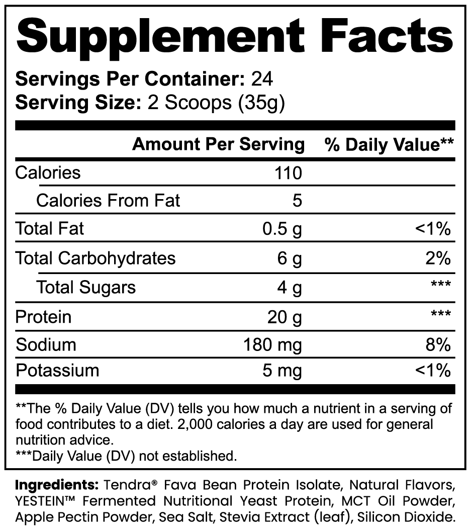 Zenova Wellness Vanilla Plant Protein Powder