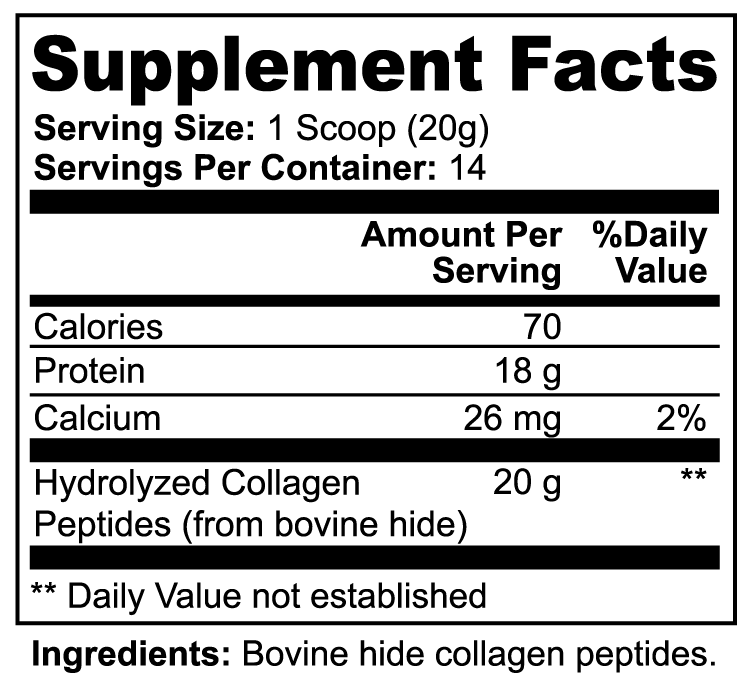 Zenova Wellness Grass-Fed Hydrolyzed Collagen Peptides