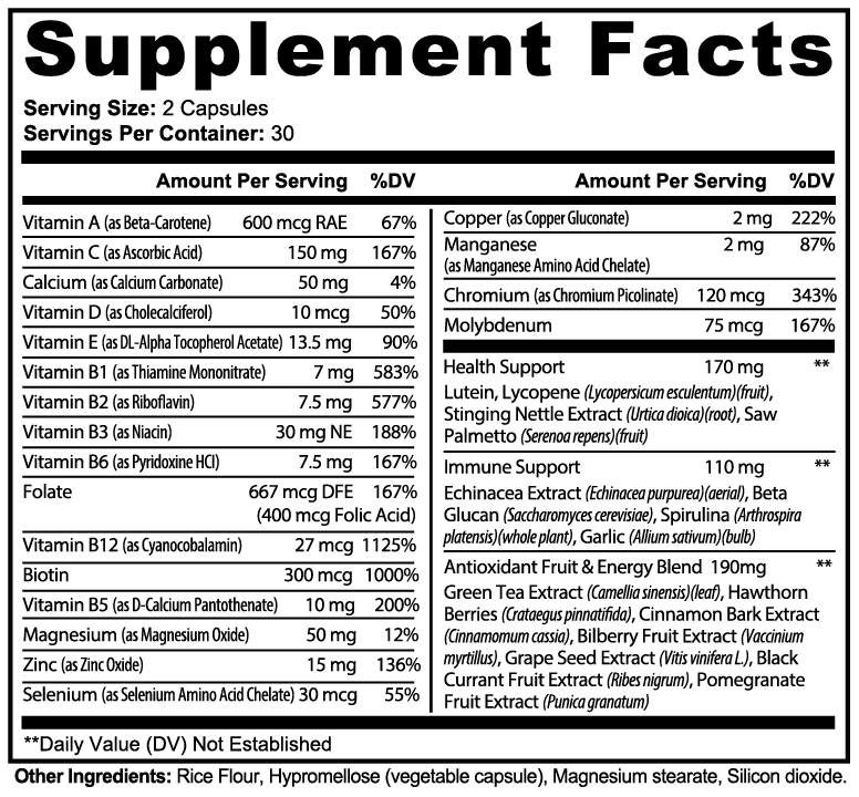 Zenova Wellness Complete Daily Multivitamin