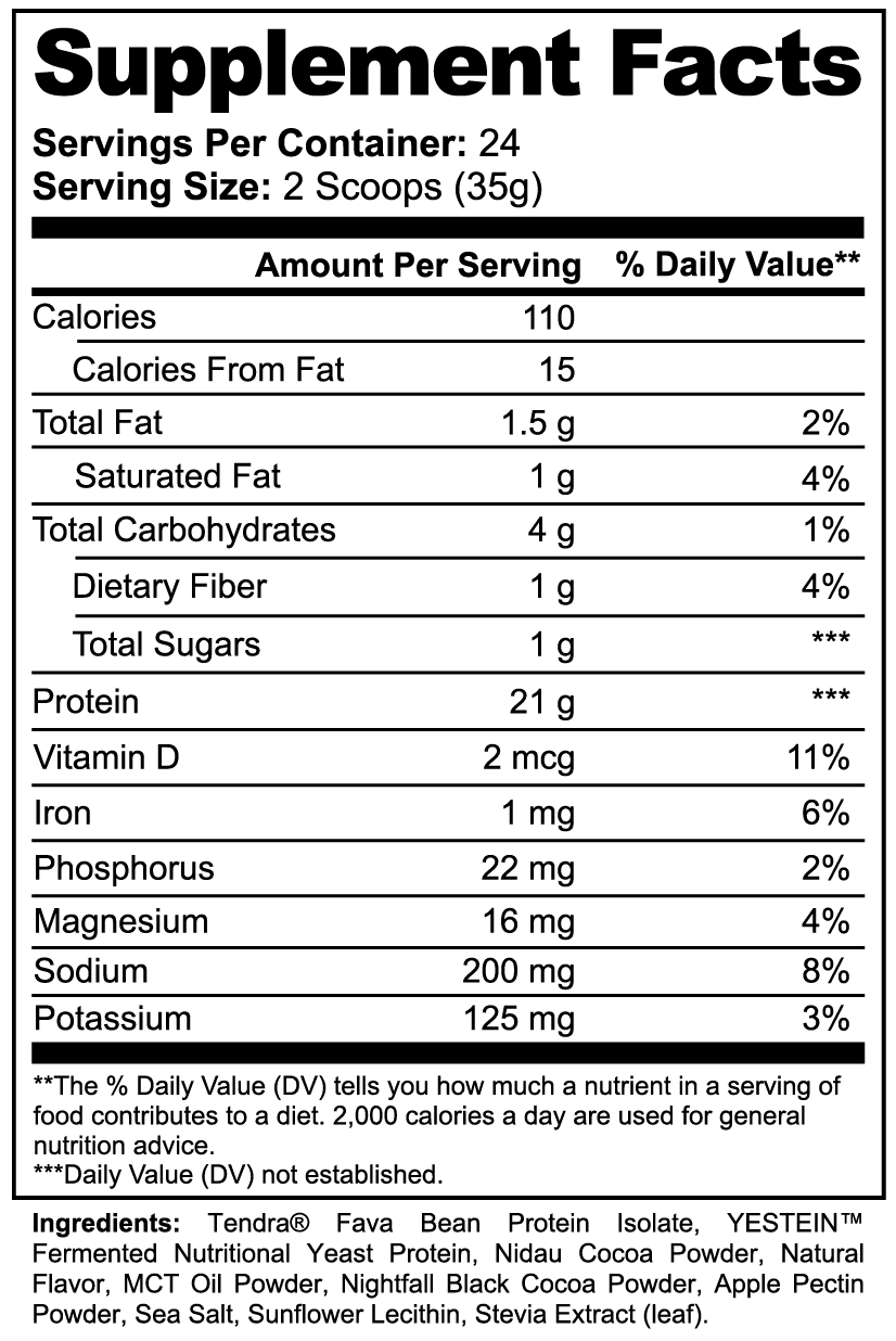 Zenova Wellness Chocolate Plant Protein Powder