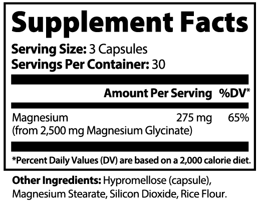 Zenova Wellness Magnesium Glycinate Capsules – High-Absorption Support
