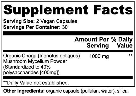 Zenova Wellness Chaga Mushroom