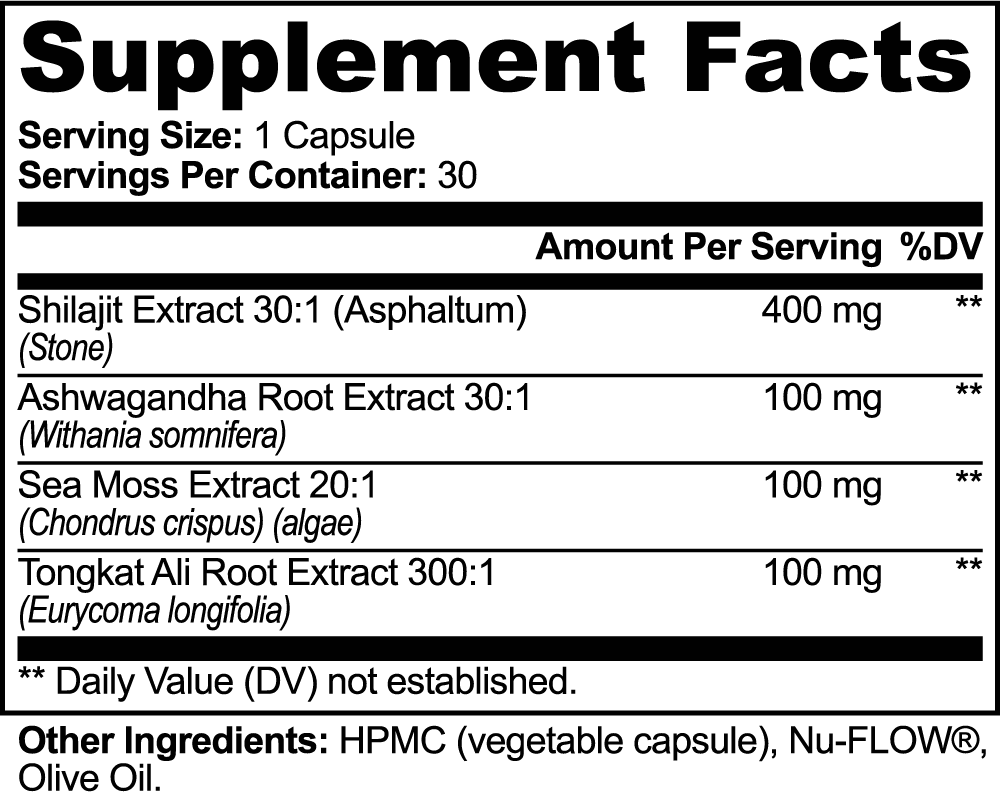 Zenova Wellness Shilajit Adaptogen Complex