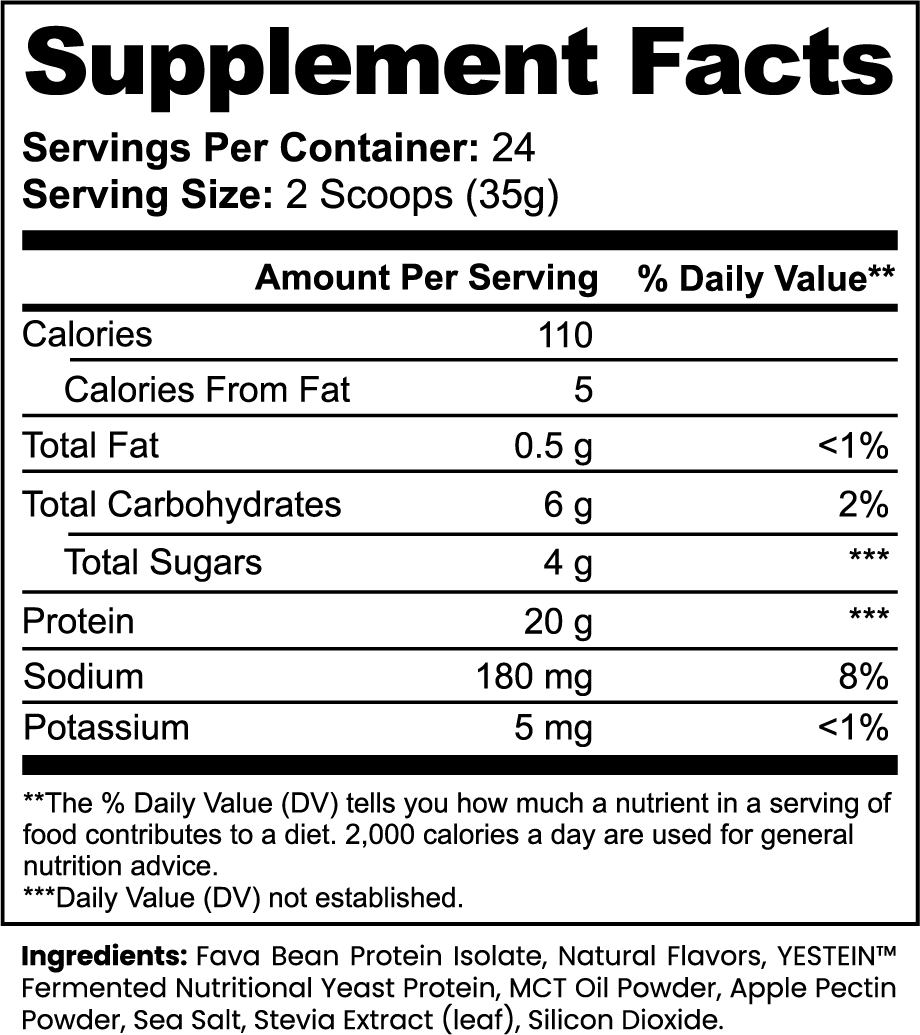 Zenova Wellness Vanilla Plant Protein Powder – Dairy-Free, 20g Protein