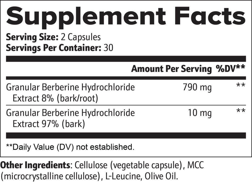 Zenova Wellness Berberine Capsules