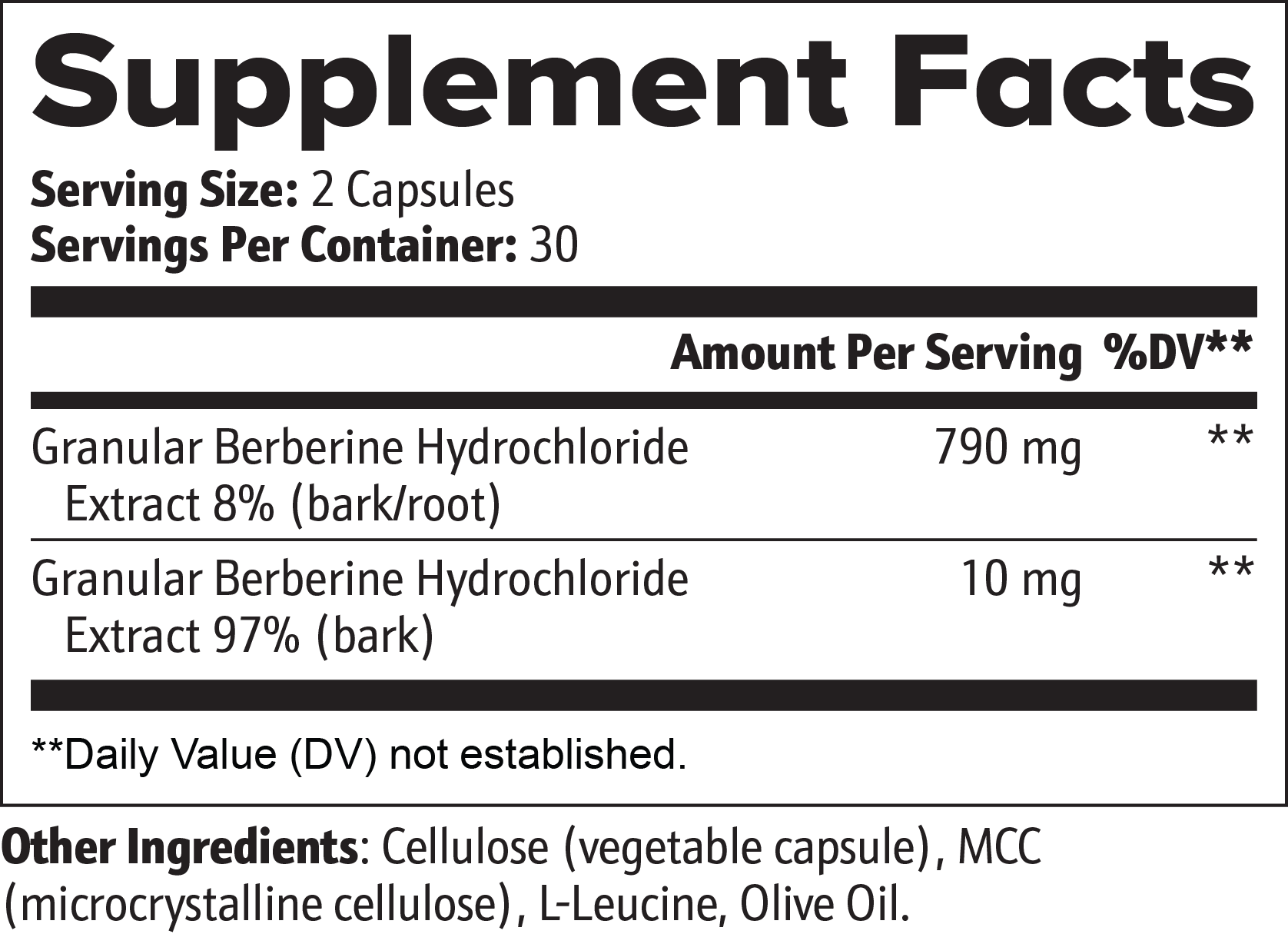 Zenova Wellness Berberine Capsules