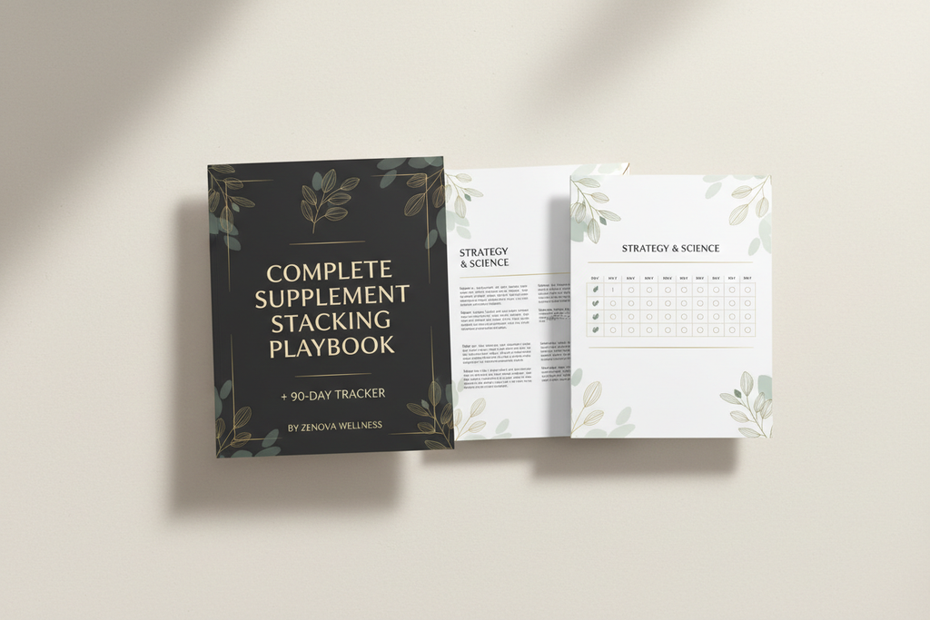 Zenova Complete Supplement Stacking Playbook + 90-Day Tracker