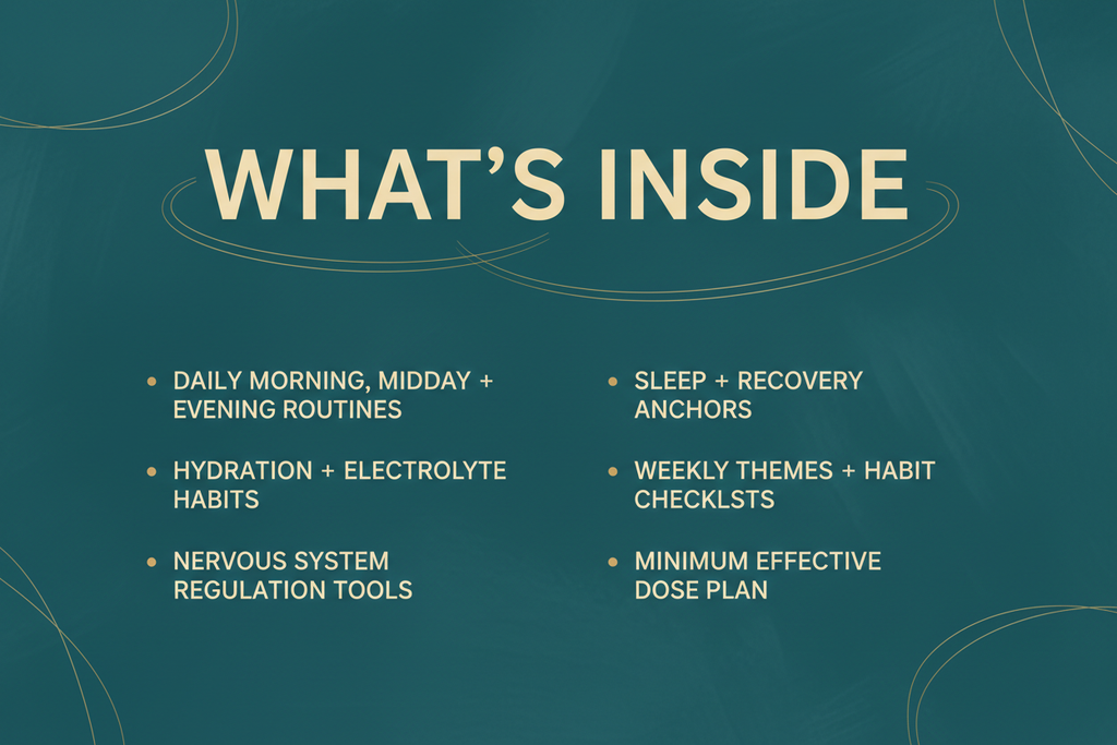 What's Inside the Zenova 30-Day Wellness Challenge