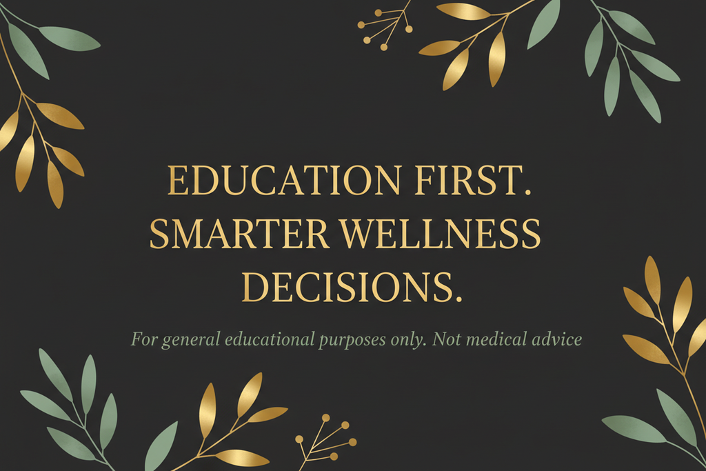 Education First. Smarter Wellness Decisions. — Zenova Wellness